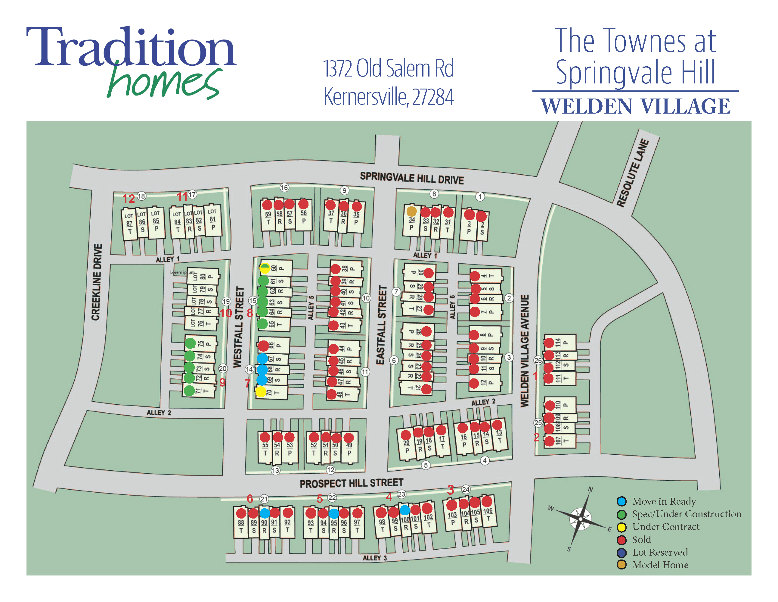 The Pearl por Tradition Homes en Raleigh-Durham-Chapel Hill North Carolina