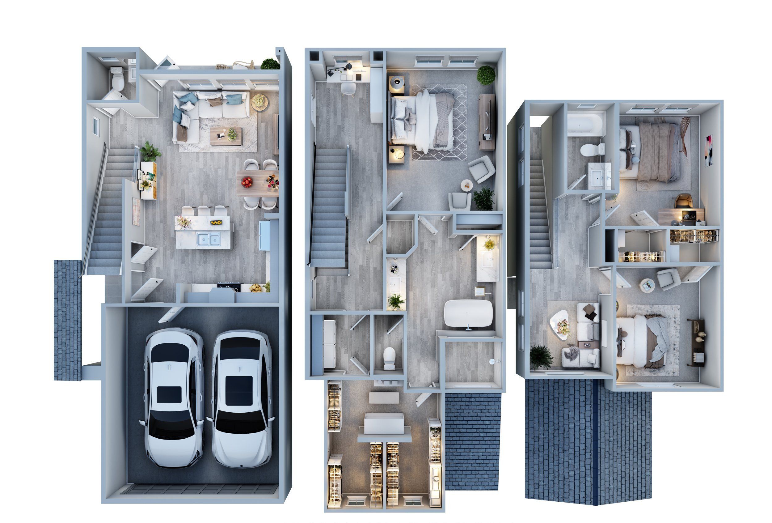 Regents Court por Colina Homes en Houston Texas