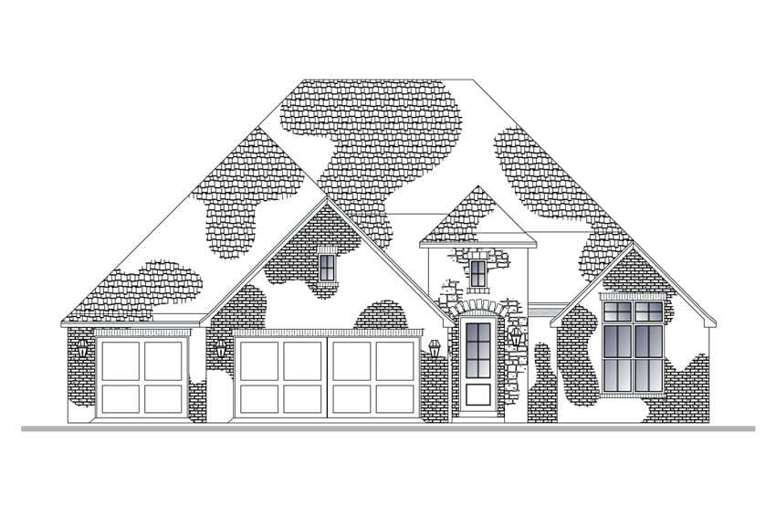 Plan 2075 - The Village At Southern Trails II: Broken Arrow, Oklahoma - Executive Homes, LLC