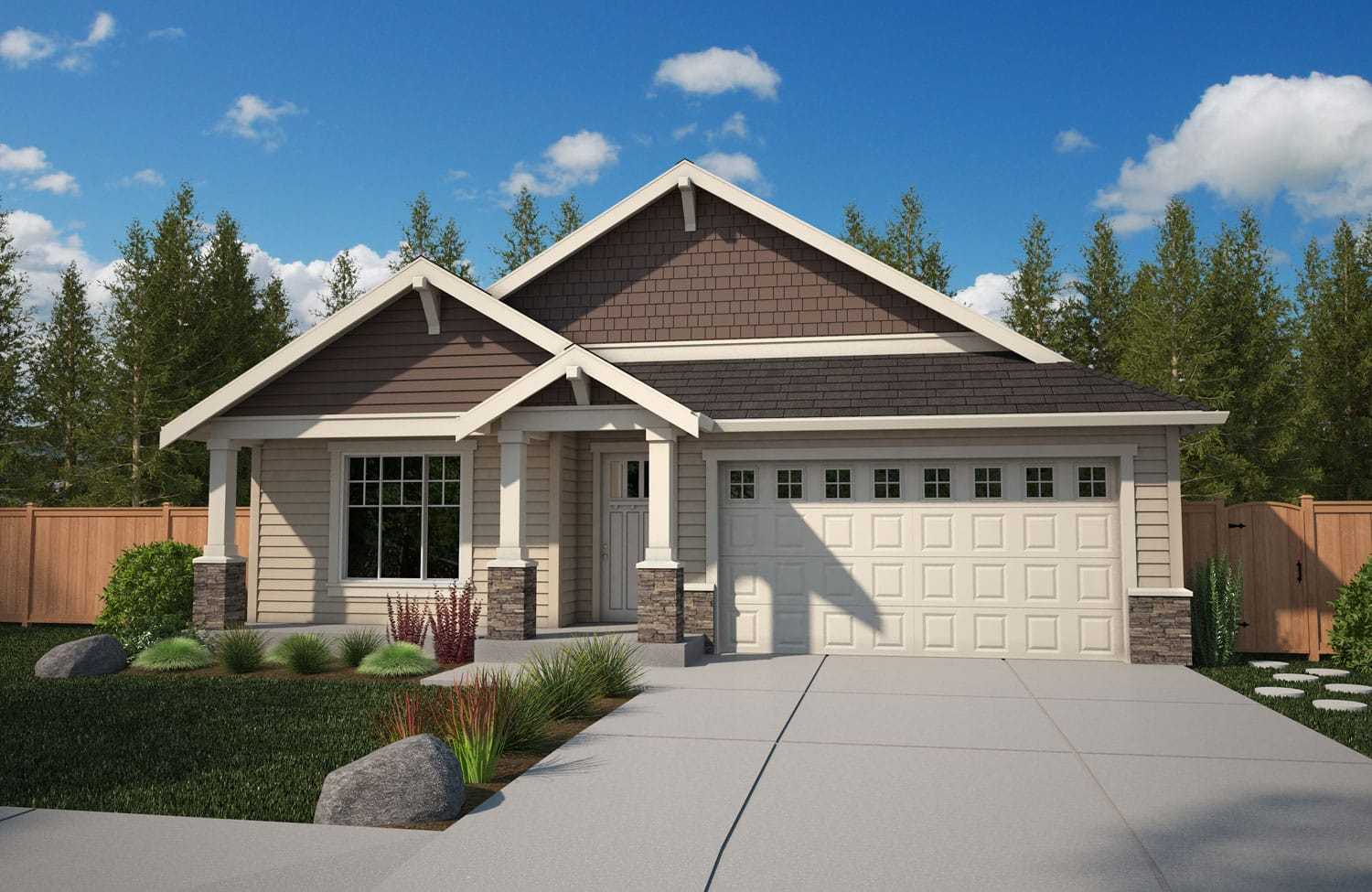 Trosper Woods por Rob Rice Homes en Olympia Washington