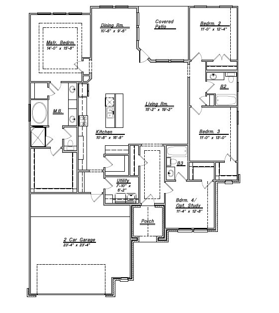 River Ranch/60 por Colina Homes en Houston Texas