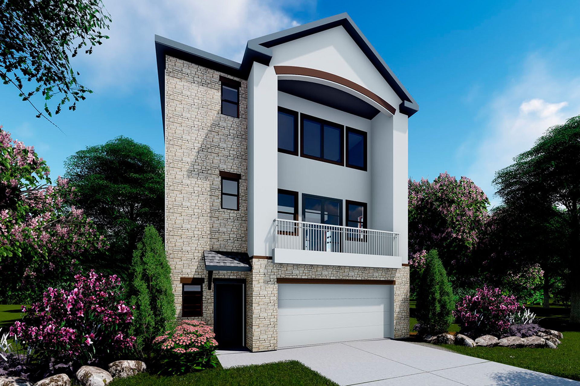Park View At Oak Forest por Luminous Homes en Houston Texas