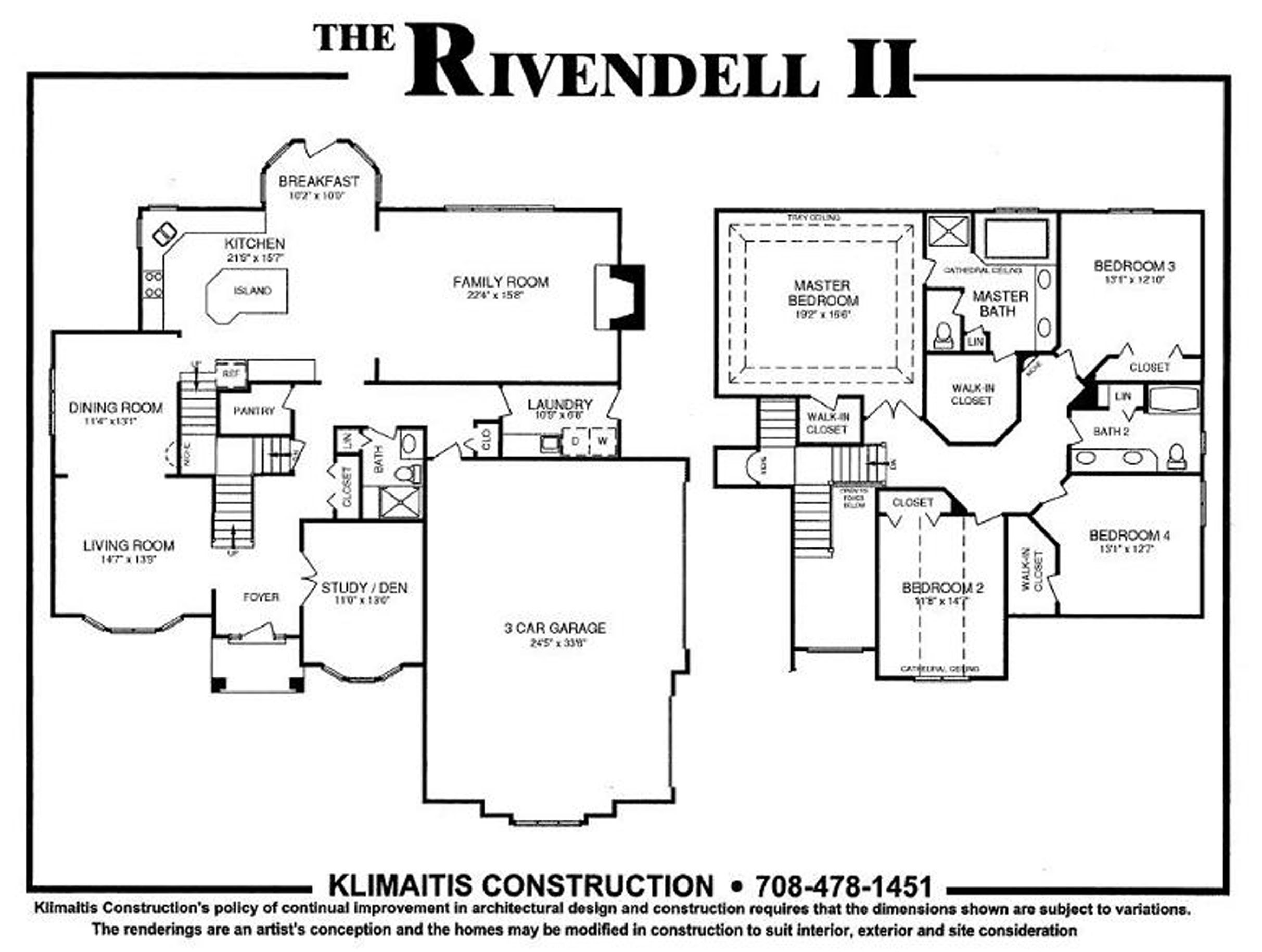 The Rivendell II Model - Klimaitis Builders: Orland Park, Illinois - Klimaitis Builders