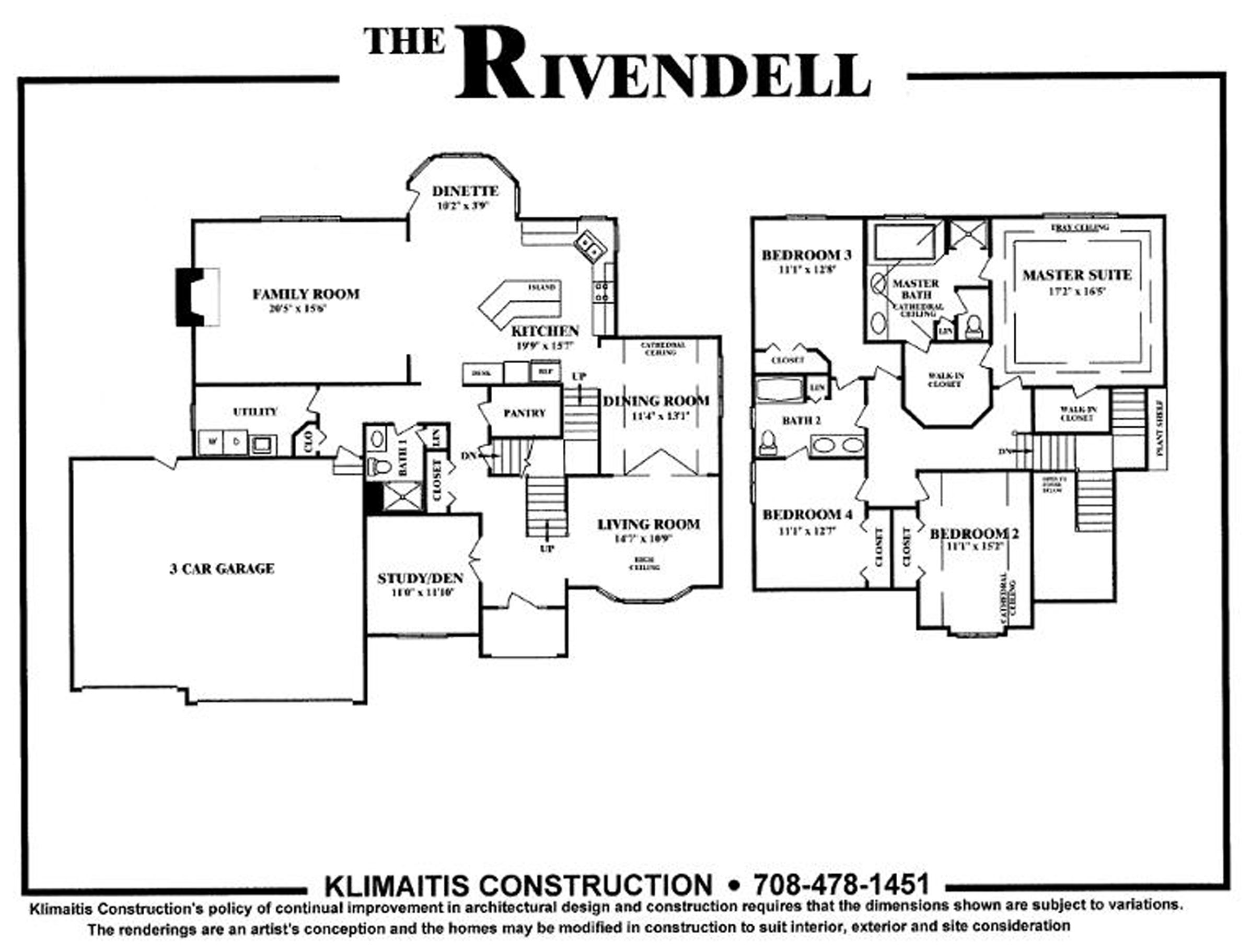The Rivendell Model - Klimaitis Builders: Orland Park, Illinois - Klimaitis Builders