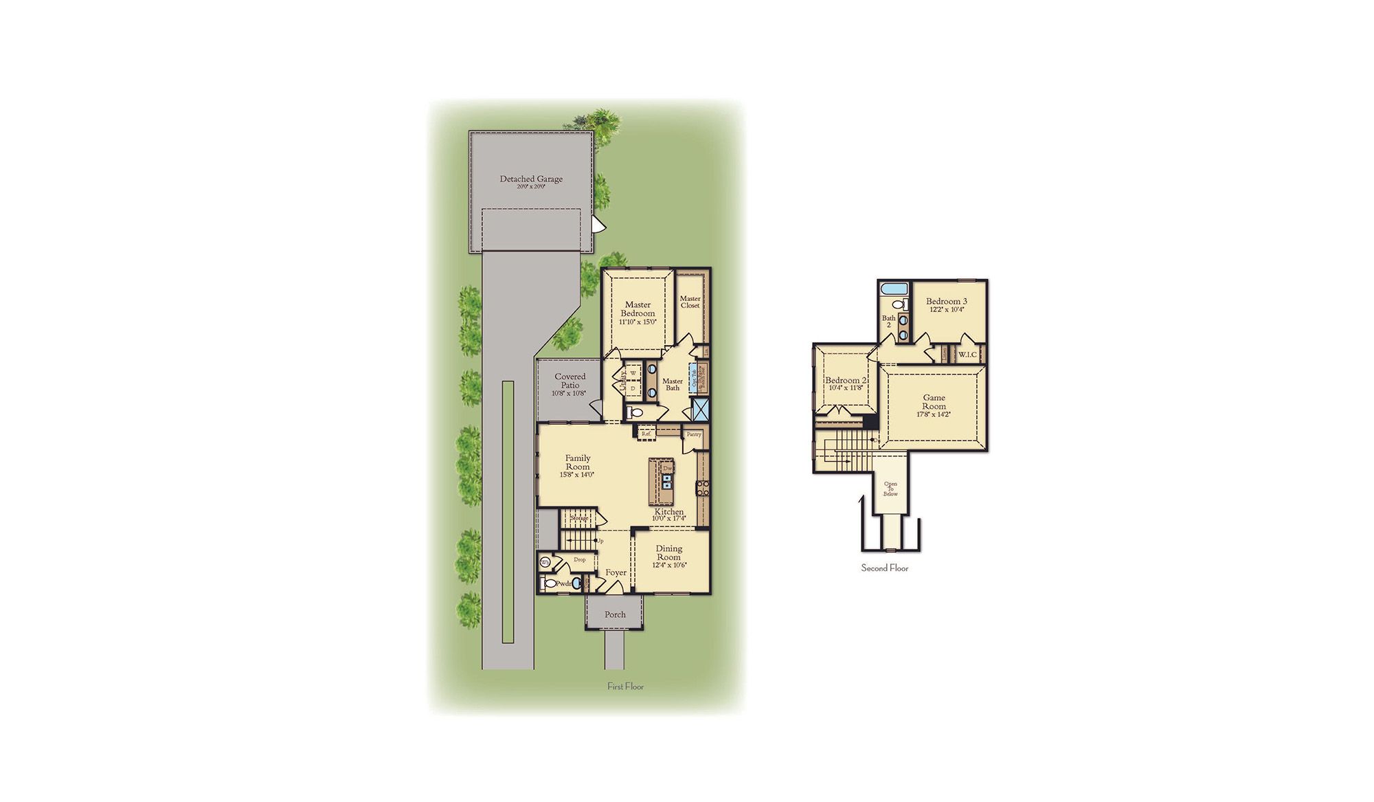 Floor Plan 3202 - Legacy Gardens: Prosper, Texas - Risland Homes
