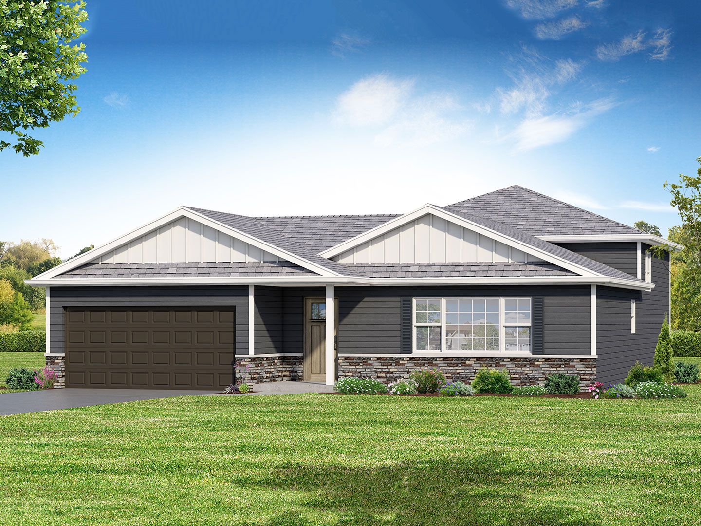 casa en Hunters Chase por Phillippe Builders, Inc.