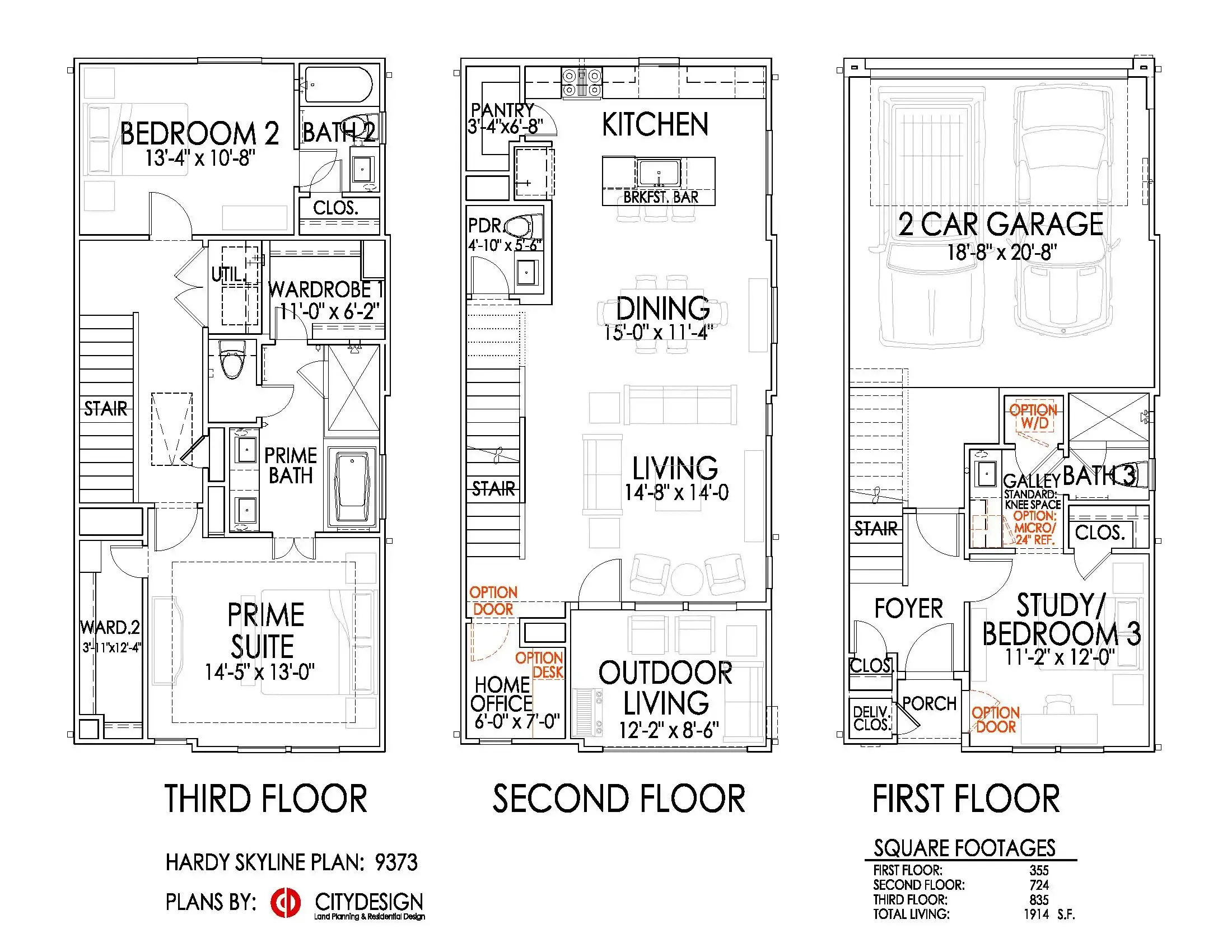 Hardy Skyline por Cityside Homes en Houston Texas