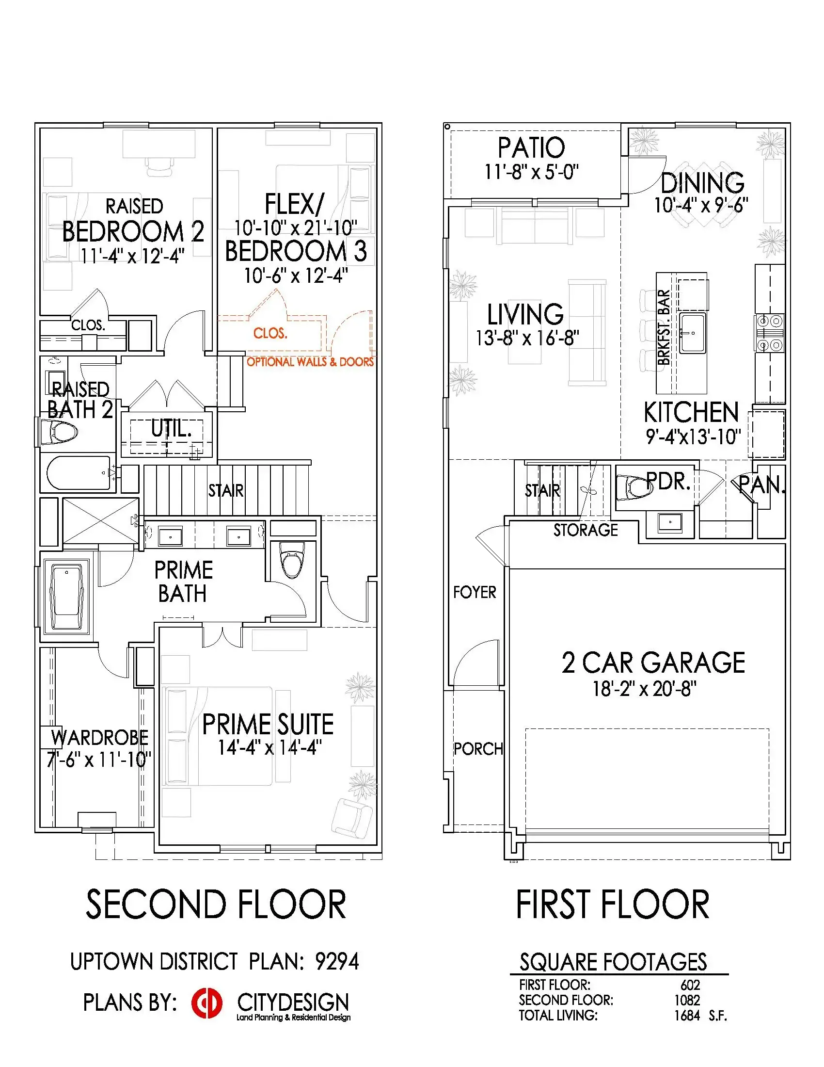 casa en Uptown District por Cityside Homes