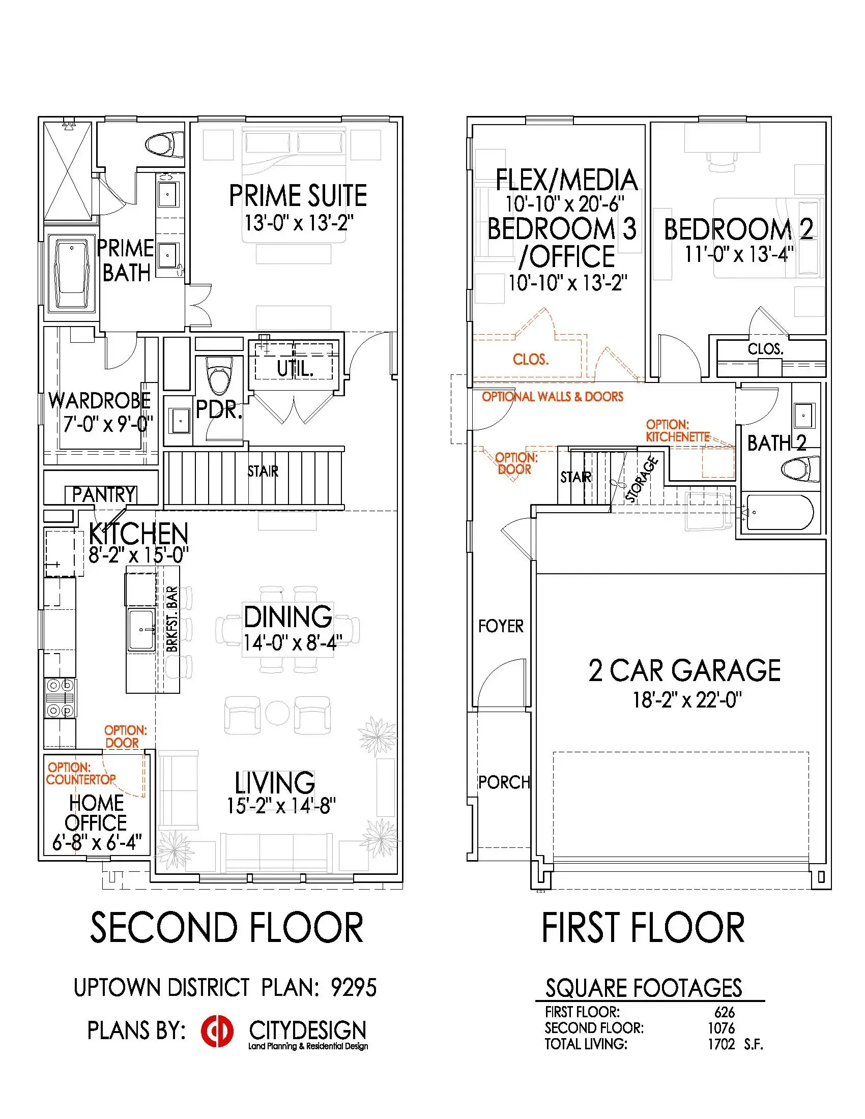casa en Uptown District por Cityside Homes