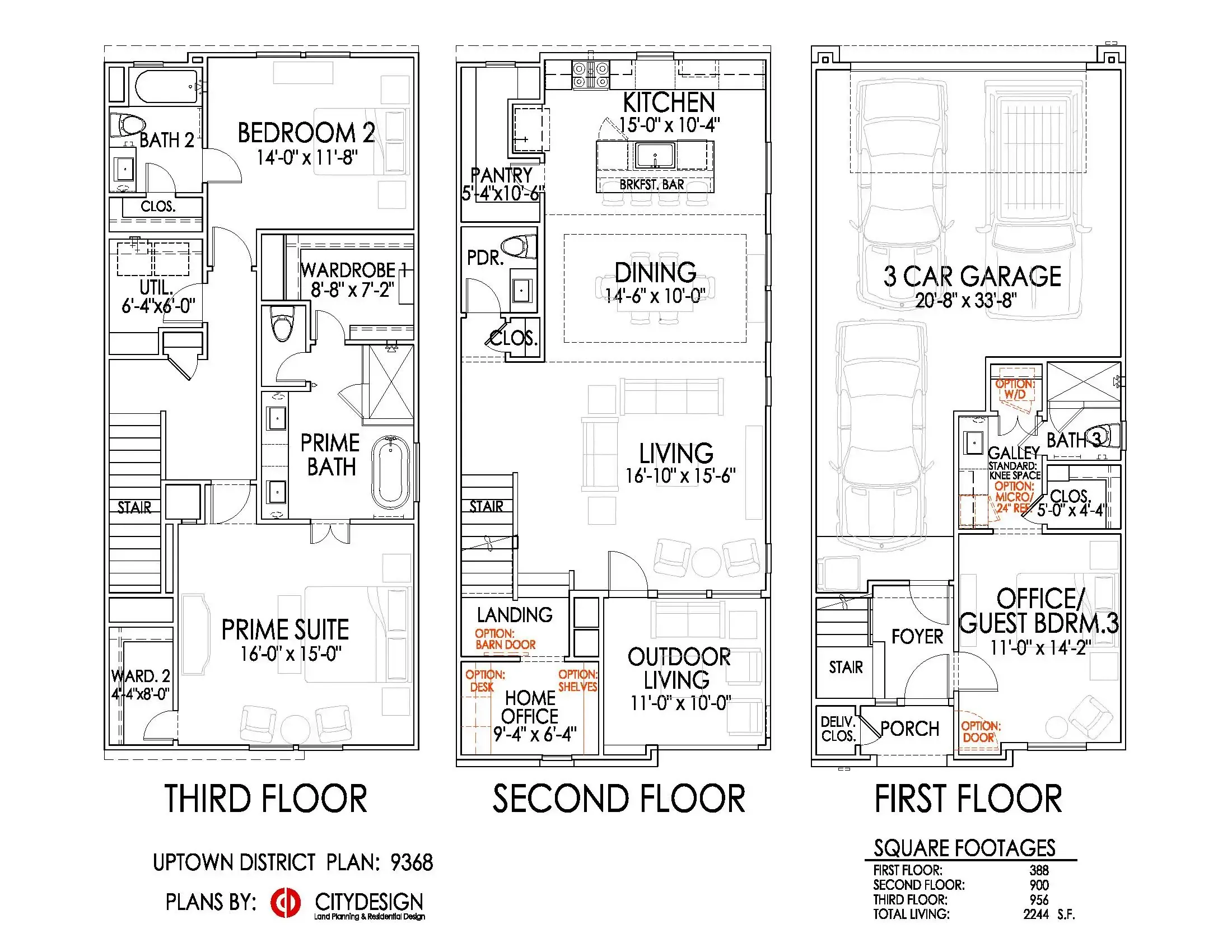 casa en Uptown District por Cityside Homes