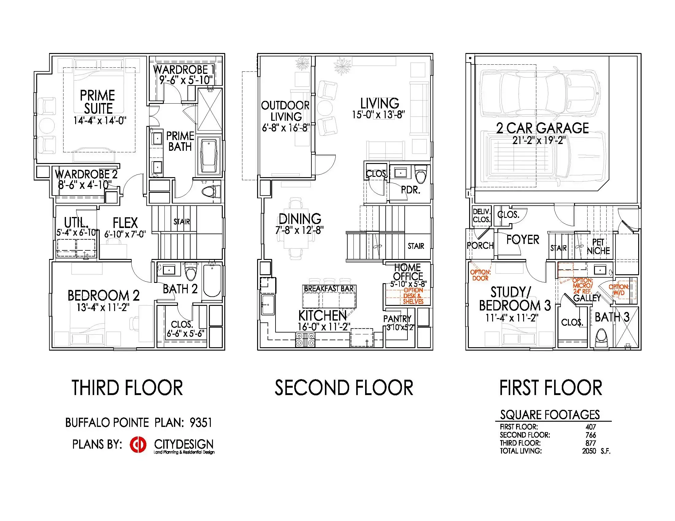 casa en The Corner At Buffalo Pointe por Cityside Homes