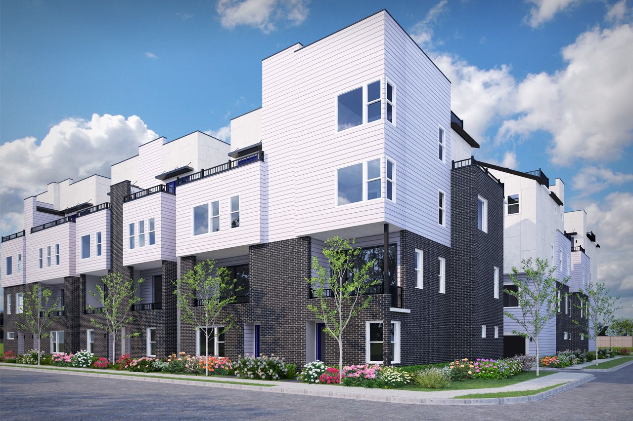Commerce Row por InTown Homes en Houston Texas