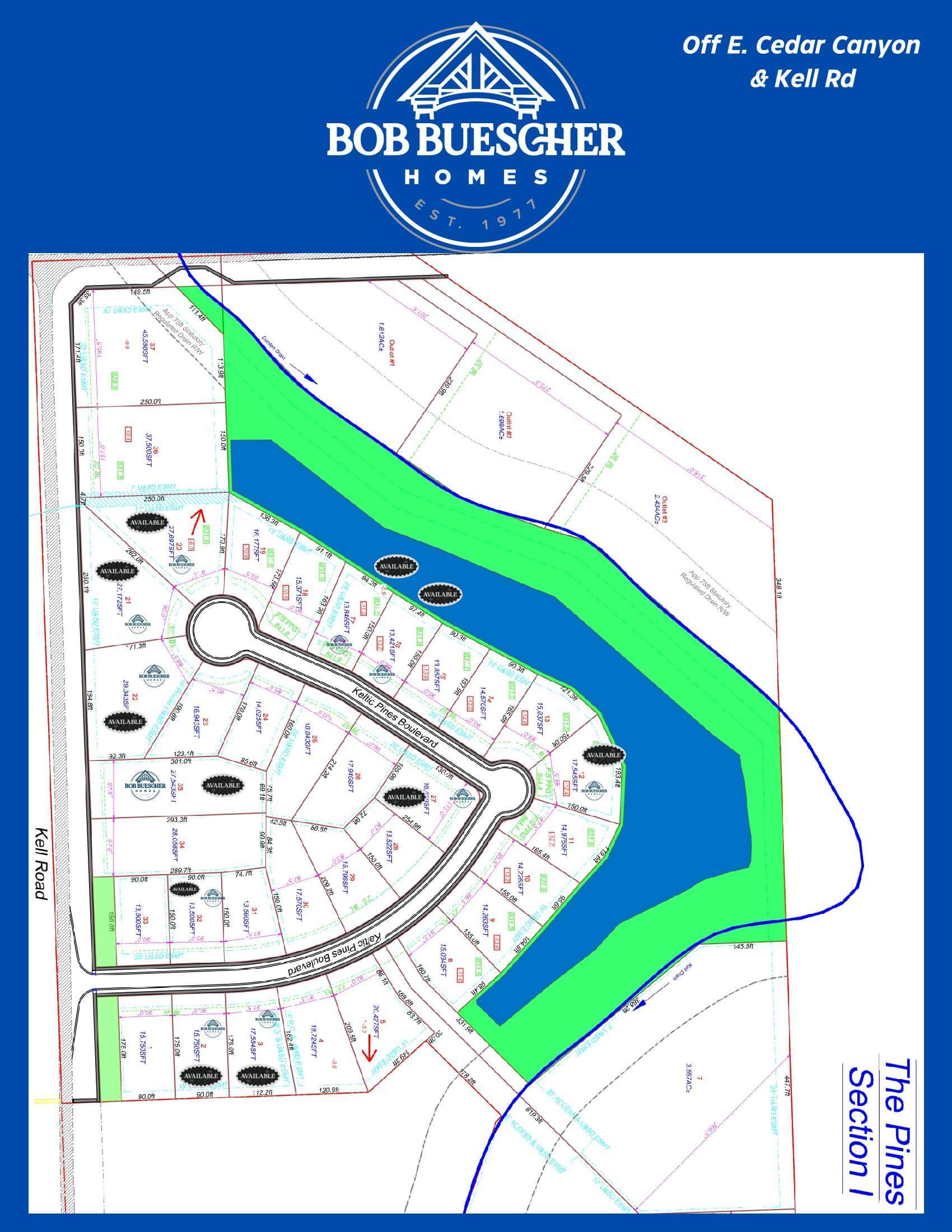 casa en The Pines Communities Bob Buescher Homes por Bob Buescher Homes