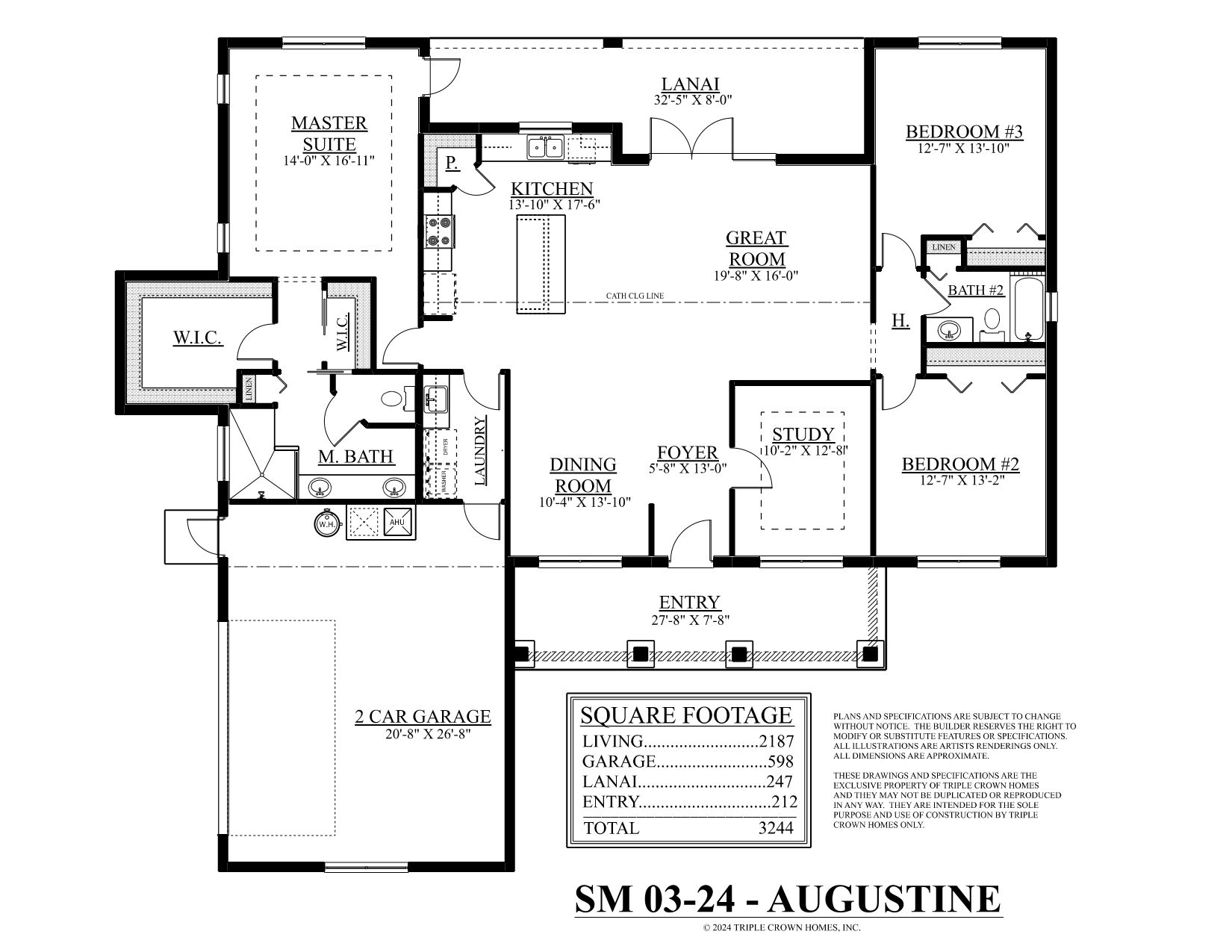 Augustine - Evergreen Estates: Ocala, Florida - Triple Crown Homes