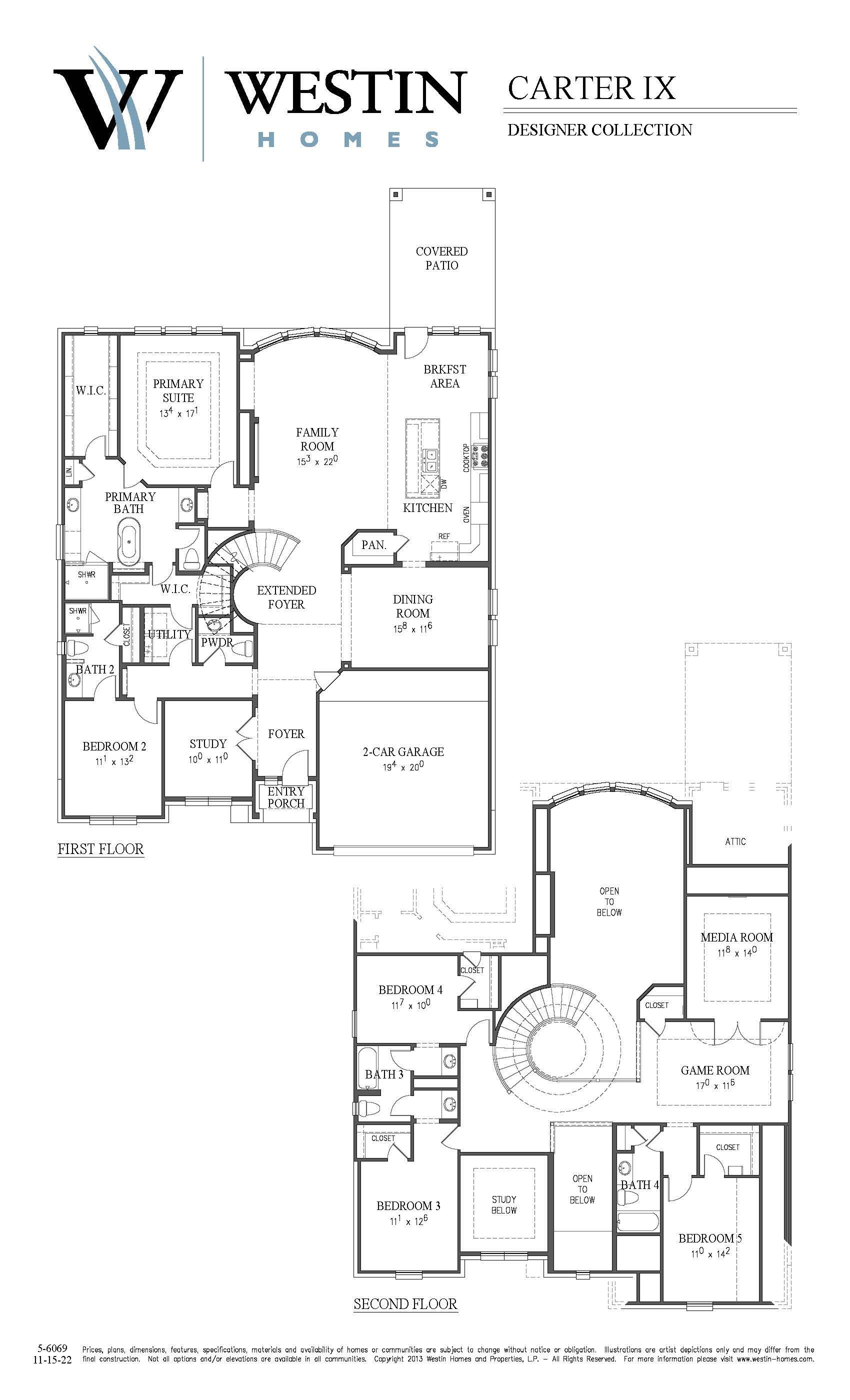 Carter IX - Wolf Ranch: Georgetown, Texas - Westin Homes