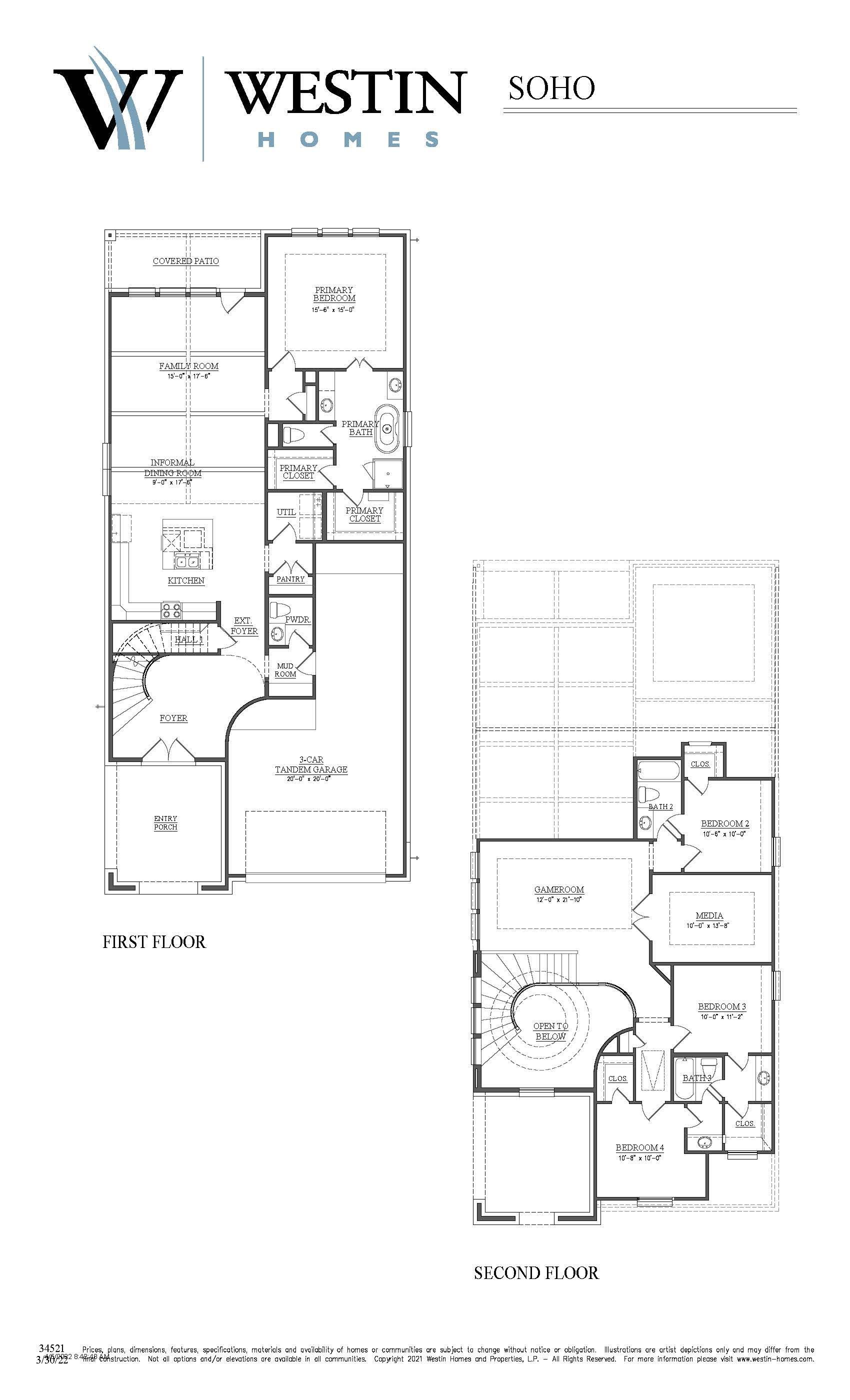 Soho - The Grand Prairie: Hockley, Texas - Westin Homes