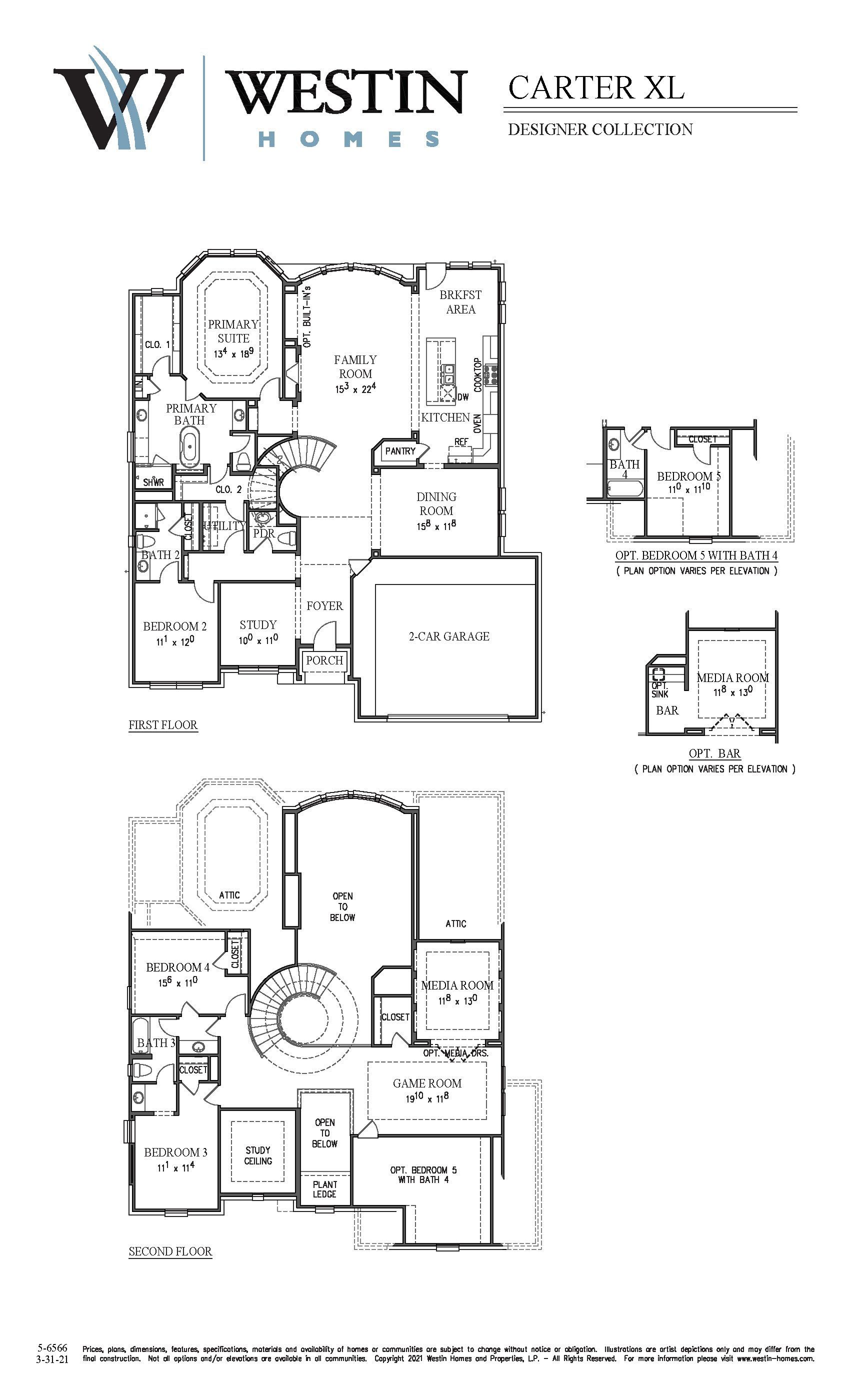 Carter XL - Provence: Austin, Texas - Westin Homes