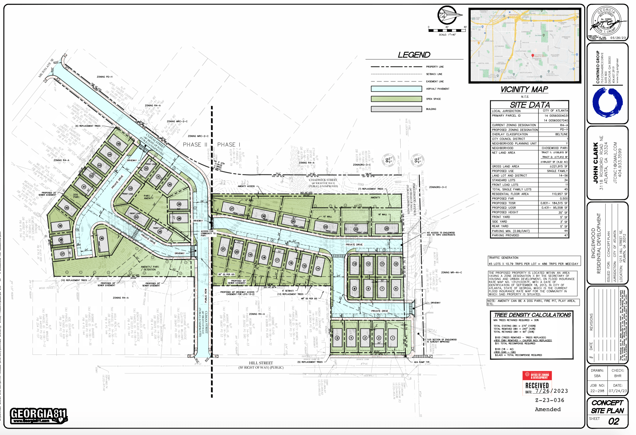 Chosewood por Embry Development Corp. en Atlanta Georgia