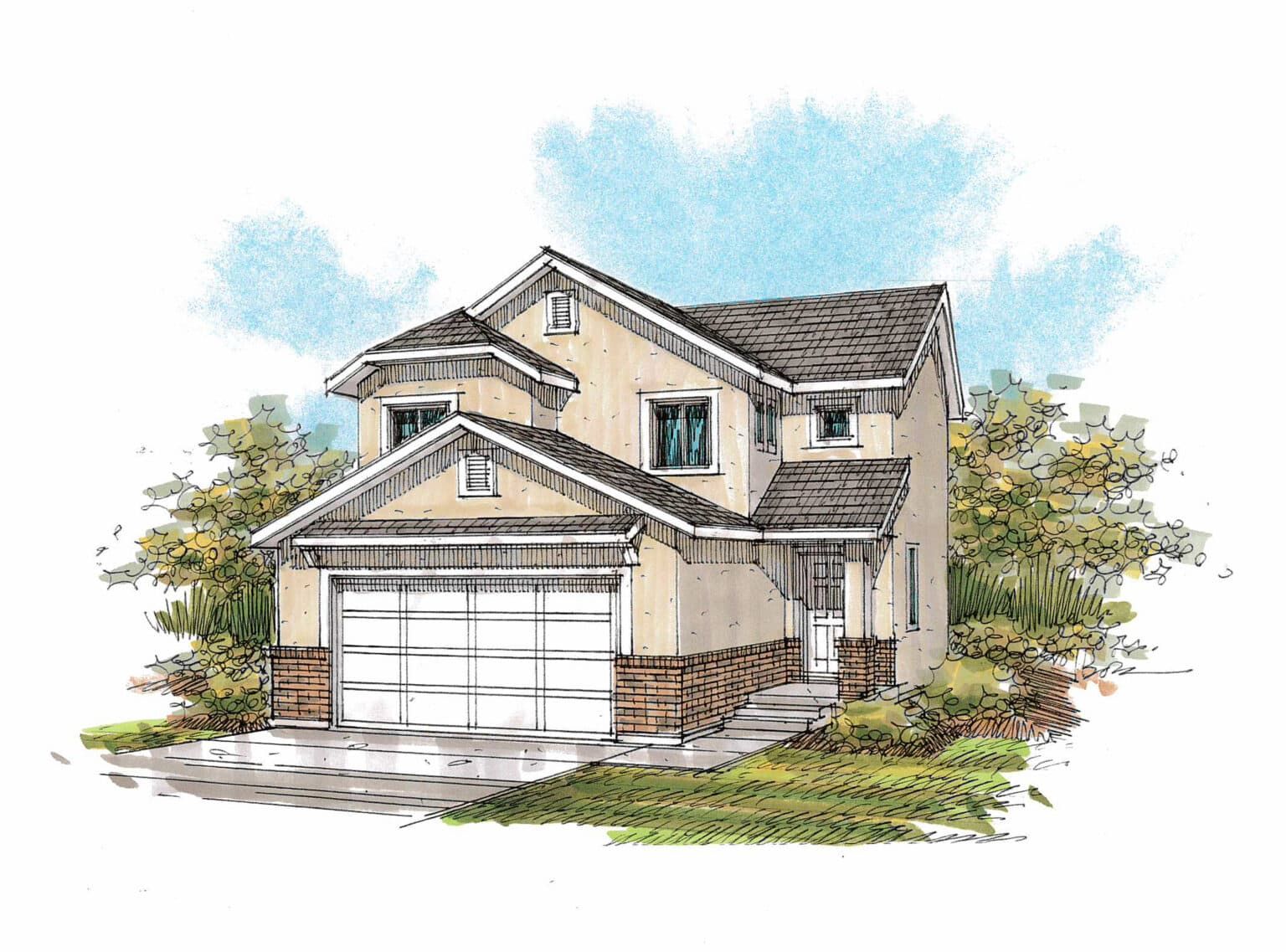 Lexi - Orchards/Apple Hollow TH/Plat B: Santaquin, Utah - Revere Homes