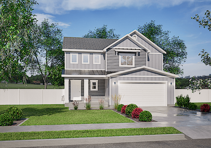 Stansbury - Orchards/Apple Hollow TH/Plat B: Santaquin, Utah - Revere Homes