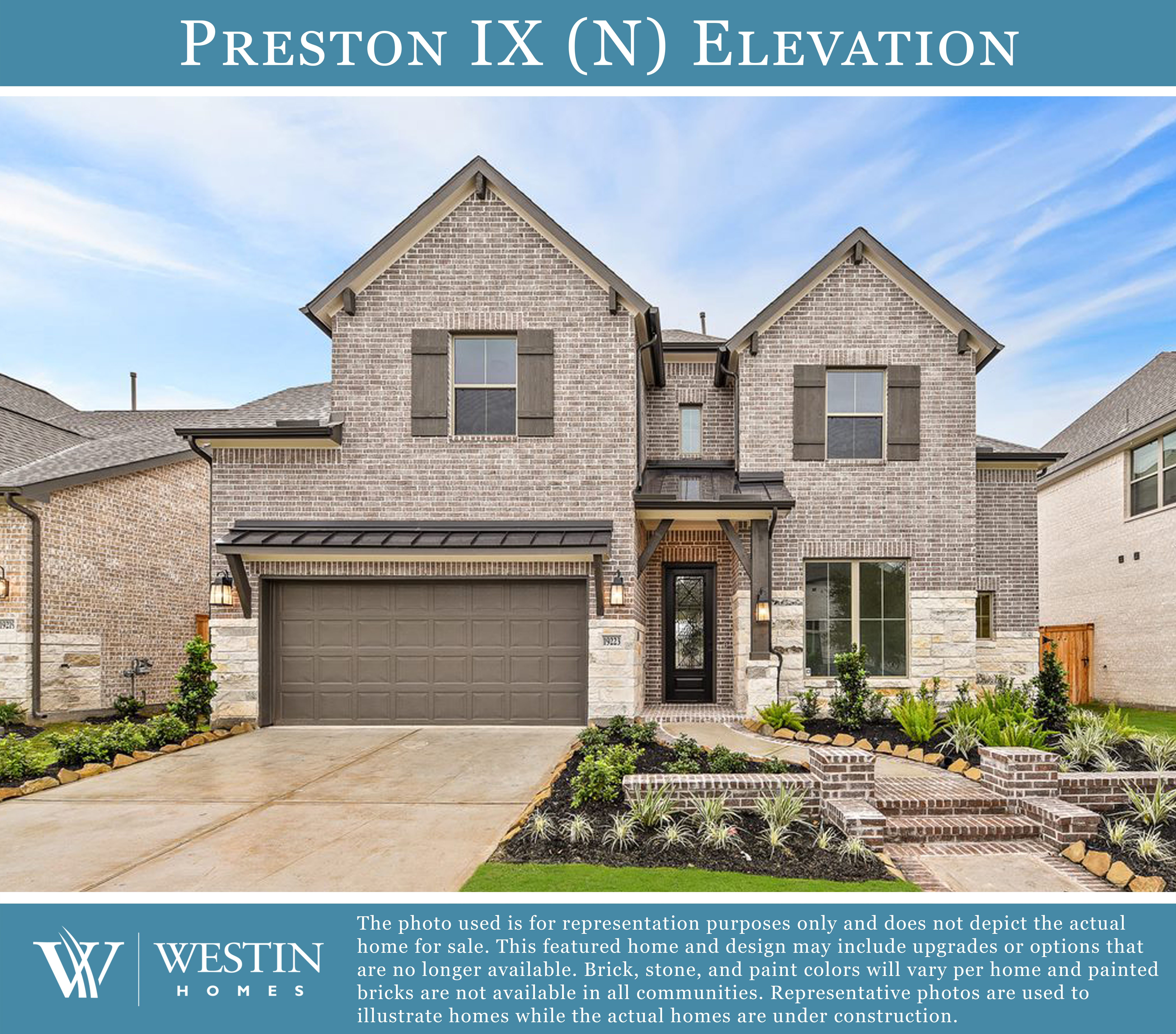 Preston IX - Wolf Ranch: Georgetown, Texas - Westin Homes