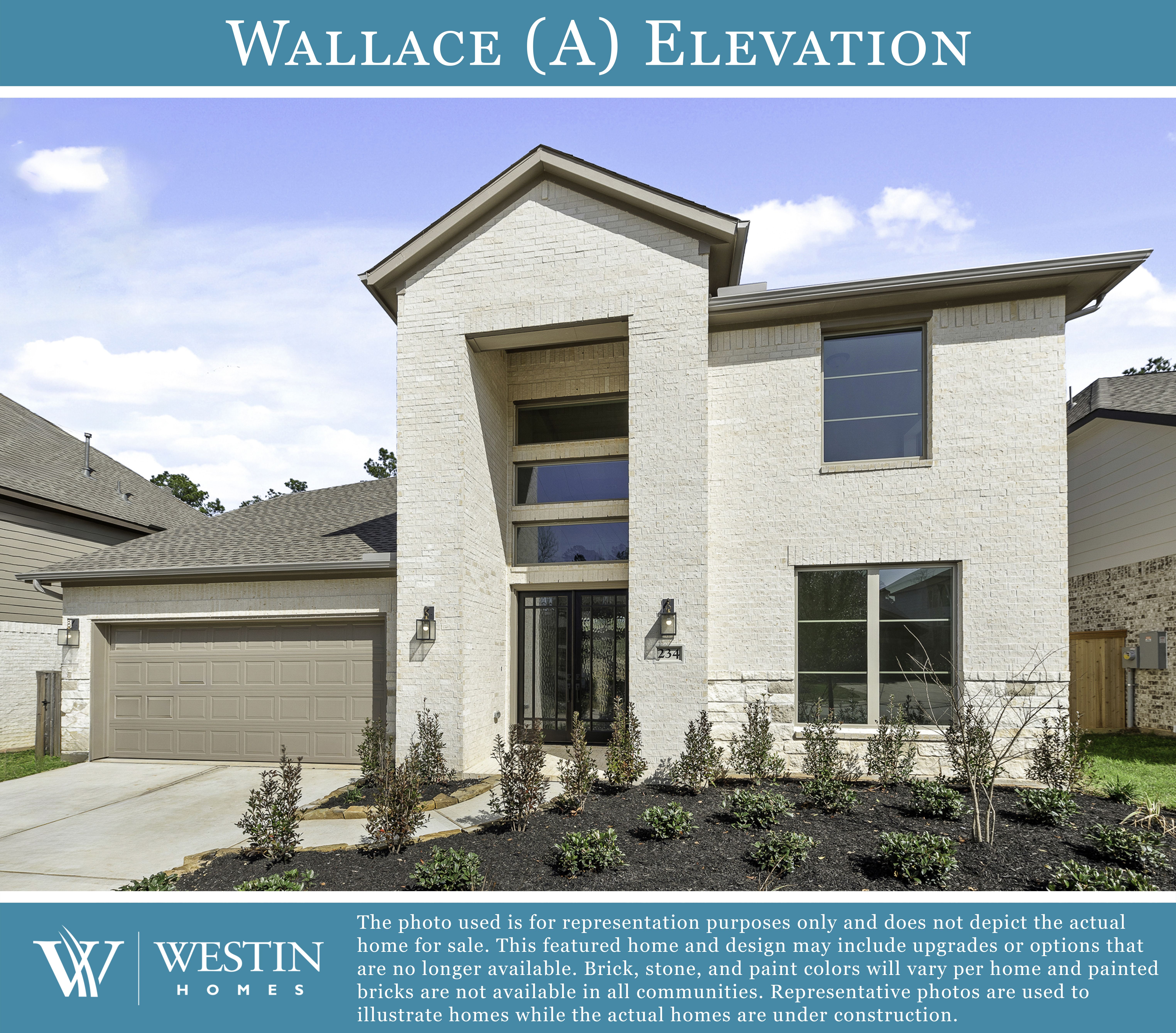 Wallace - Bridgeland: Cypress, Texas - Westin Homes