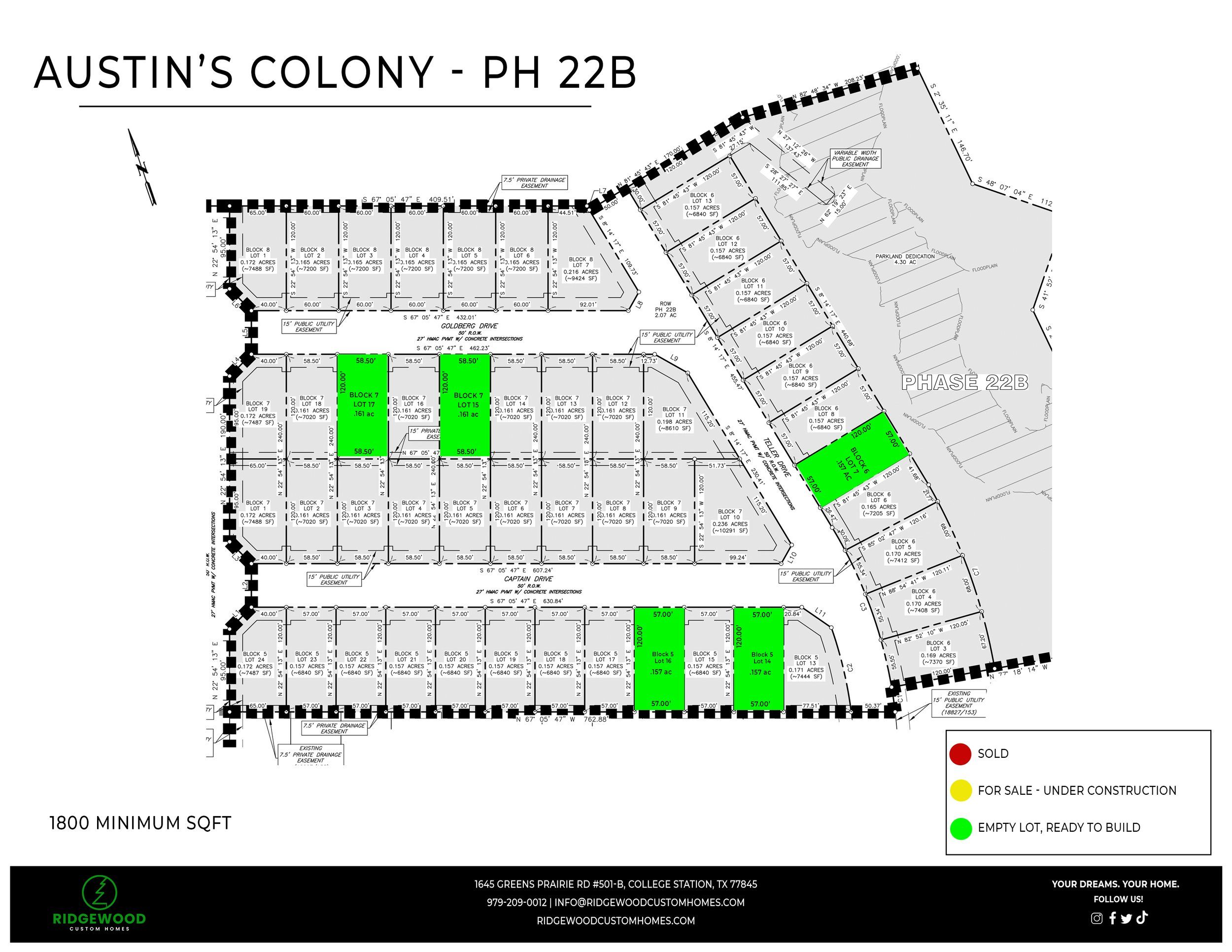 casa en The Austin’s Colony por Ridgewood Custom Homes