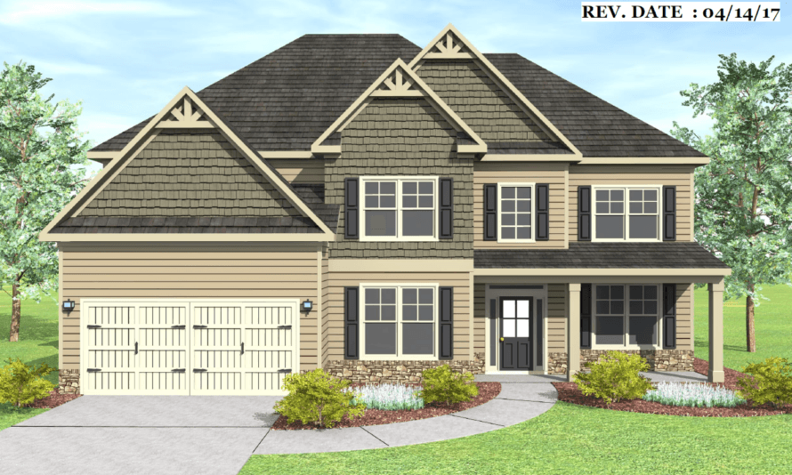 Broadleaf At Indian Springs por JR Homes en Augusta Georgia