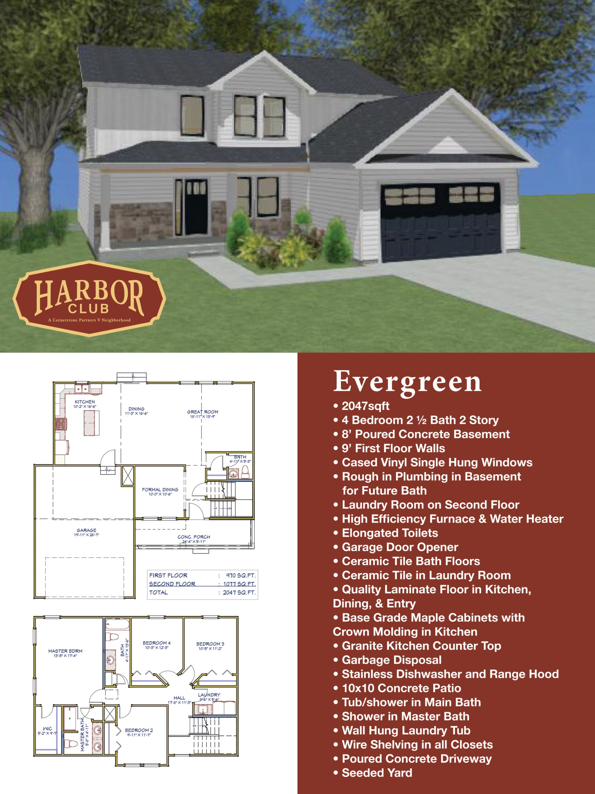 Harbor Club por Cornerstone Partners en Gary Indiana