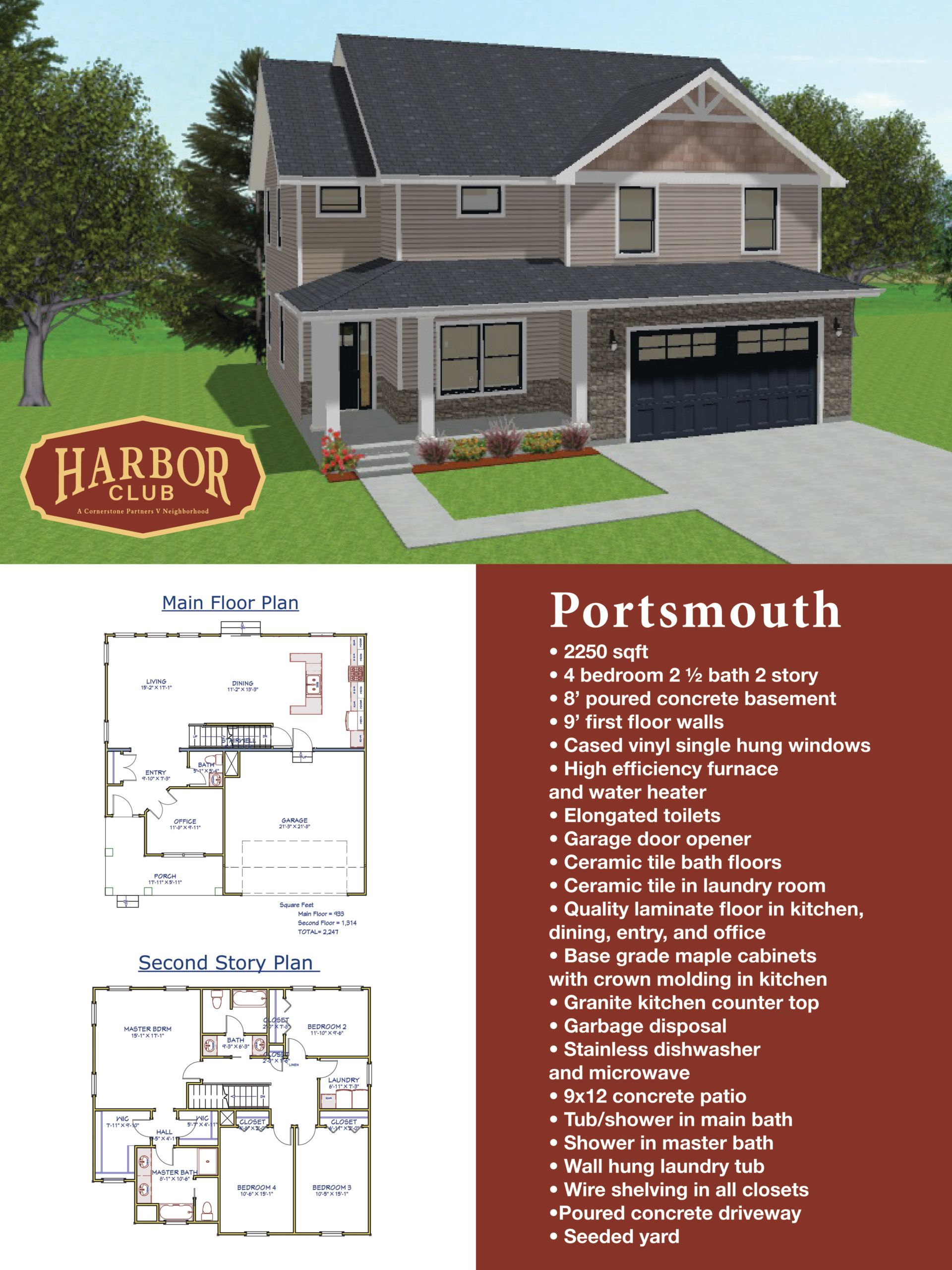 casa en Harbor Club por Cornerstone Partners