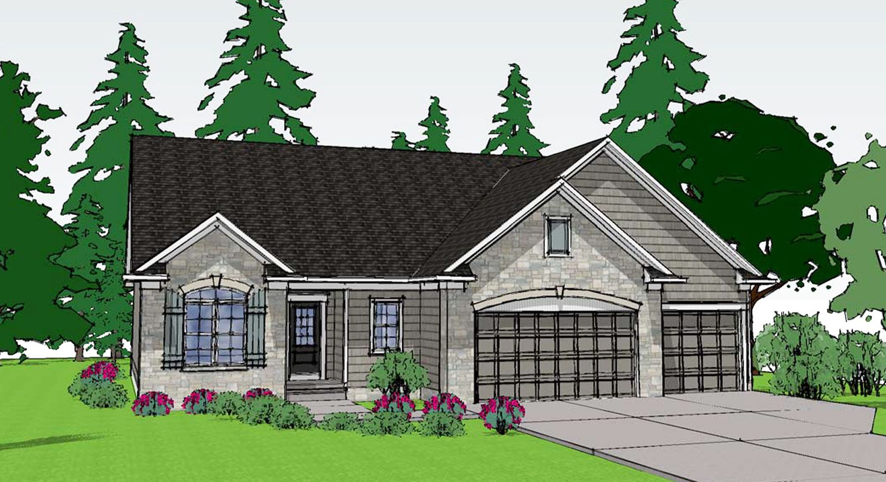 casa en Rolling Green West – Phase 3 por Rea Custom Homes