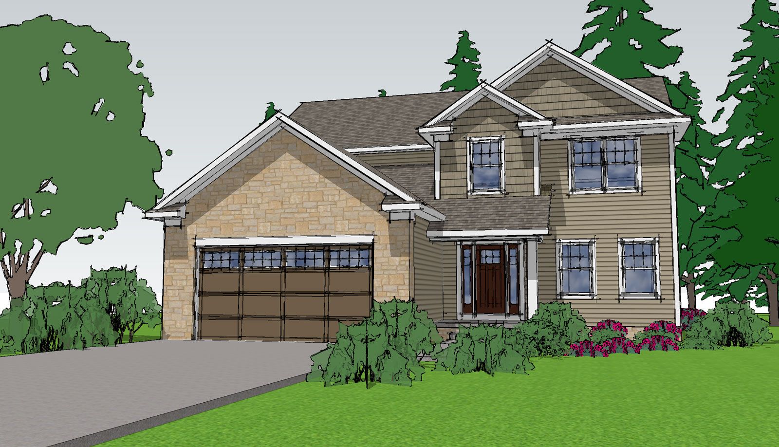 casa en Rolling Green West – Phase 4 por Rea Custom Homes