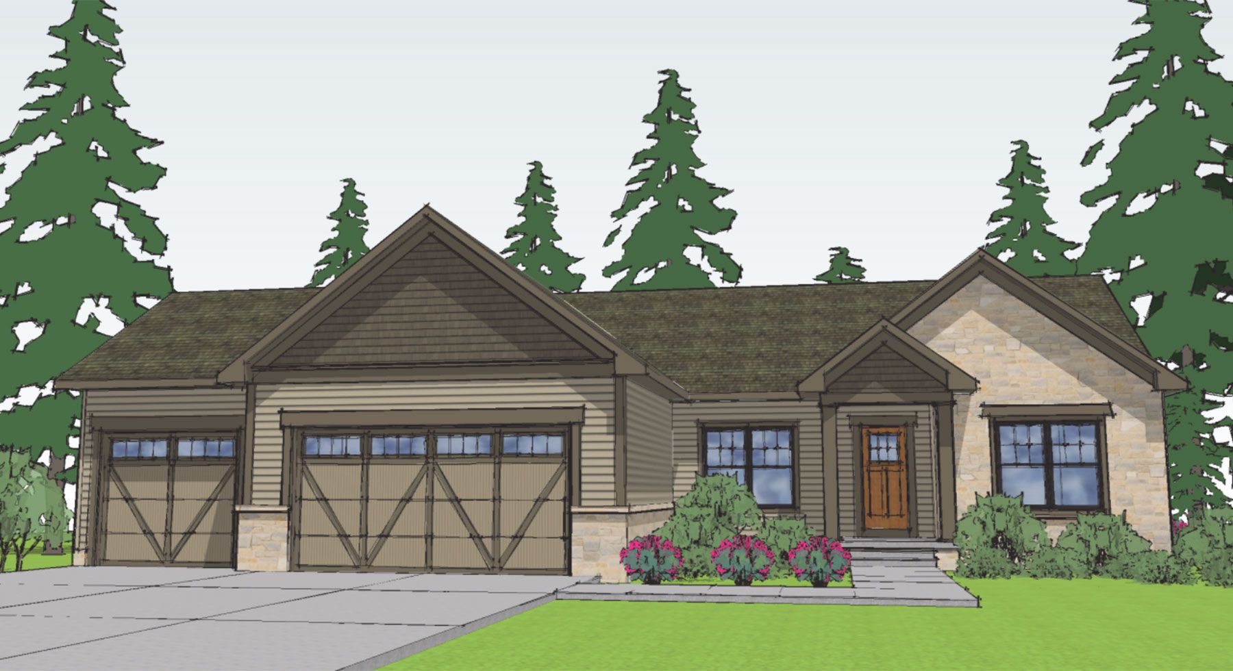 casa en Rolling Green West – Phase 3 por Rea Custom Homes