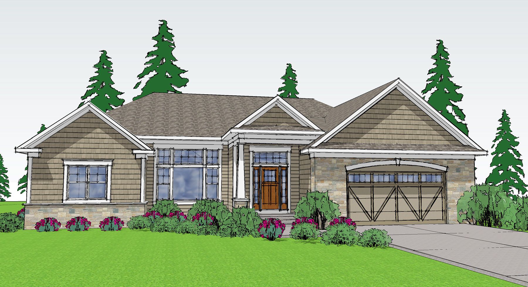 casa en Spring Hill Phase 5 por Rea Custom Homes