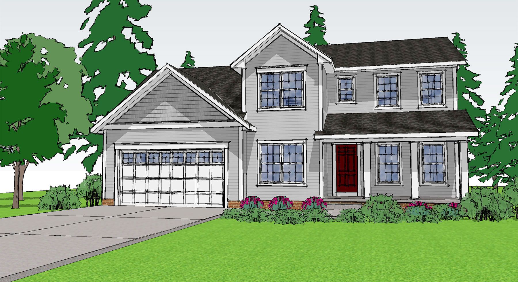 casa en Rolling Green West – Phase 4 por Rea Custom Homes