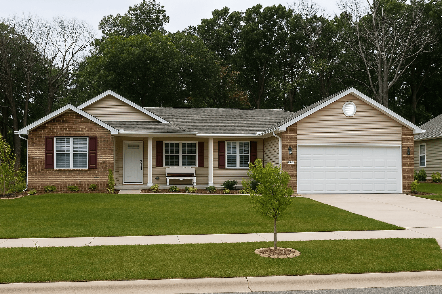 Ellendale Farm por Cook Builders en Gary Indiana