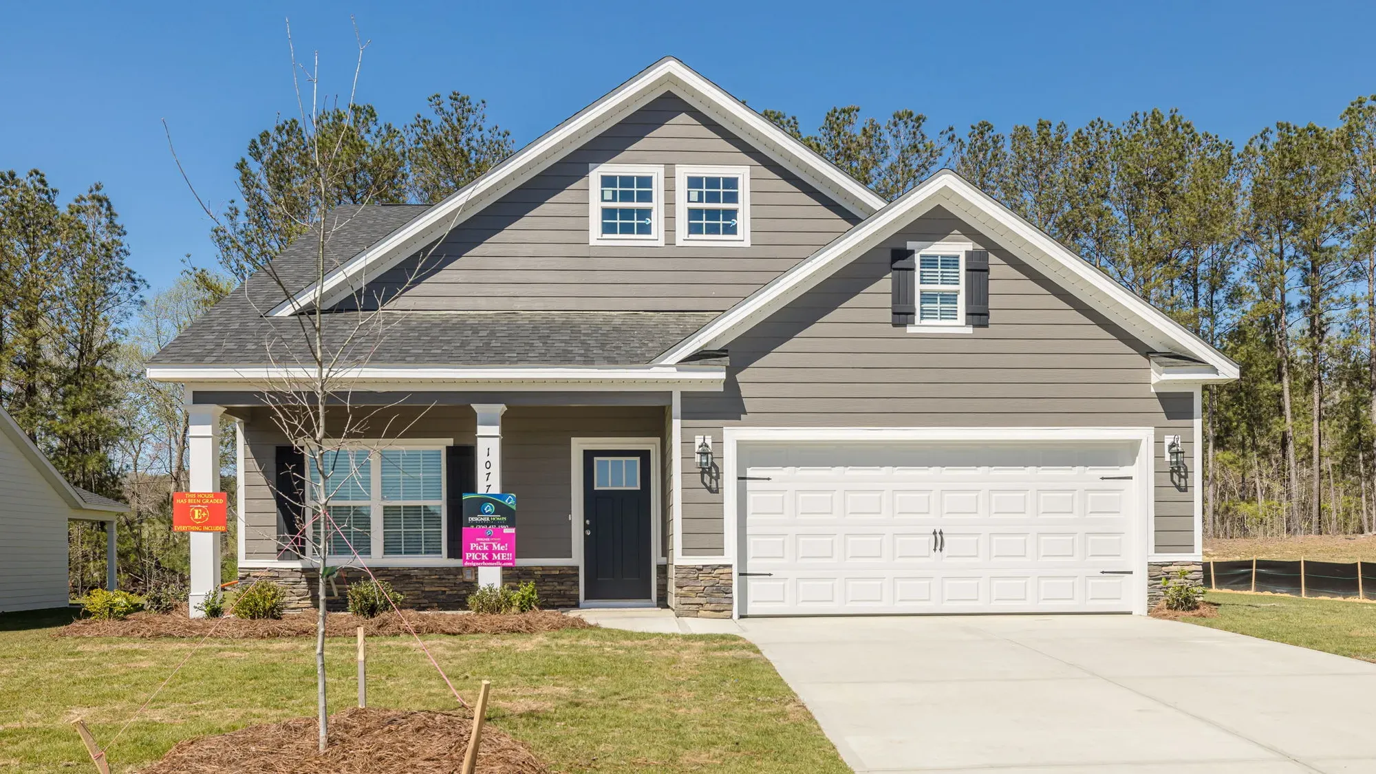 Millbrook por Designer Homes & Construction en Augusta Georgia