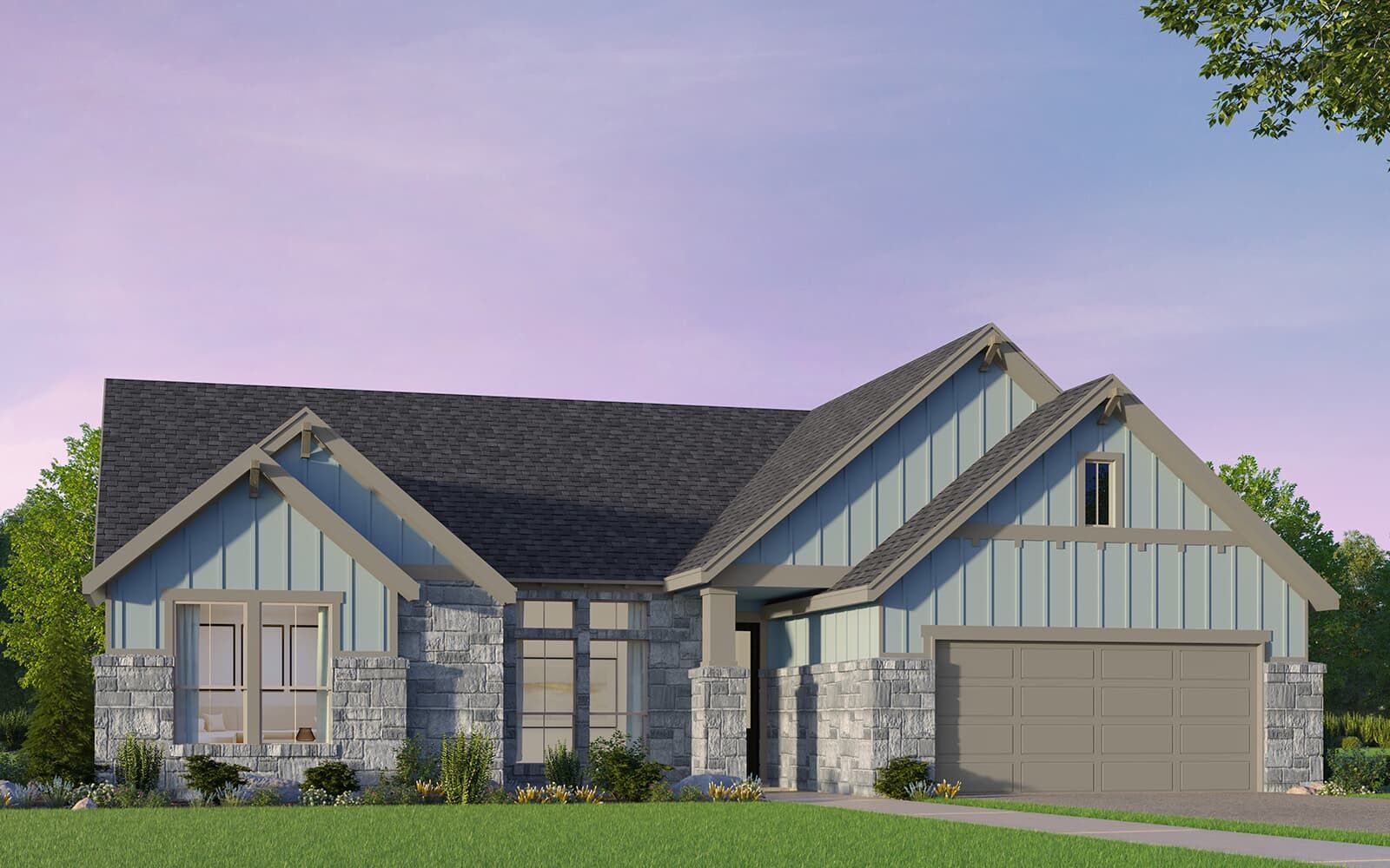 Palmer - Cottage at Kissing Tree: San Marcos, Texas - Brookfield Residential