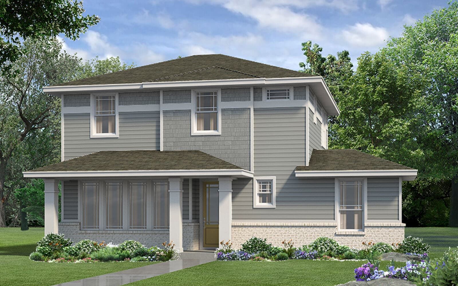 Allen - Urban Courtyard Homes at Easton Park: Austin, Texas - Brookfield Residential