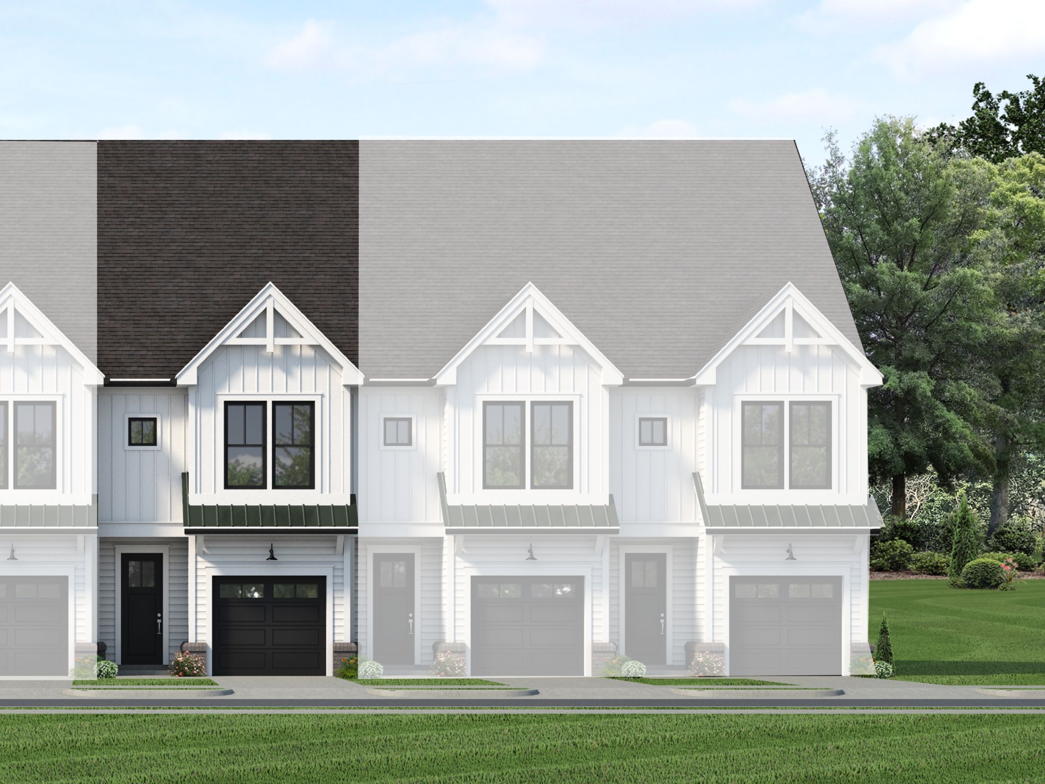 Harrington Interior Unit - Parc at Bradley Farm: Apex, North Carolina - Baker Residential