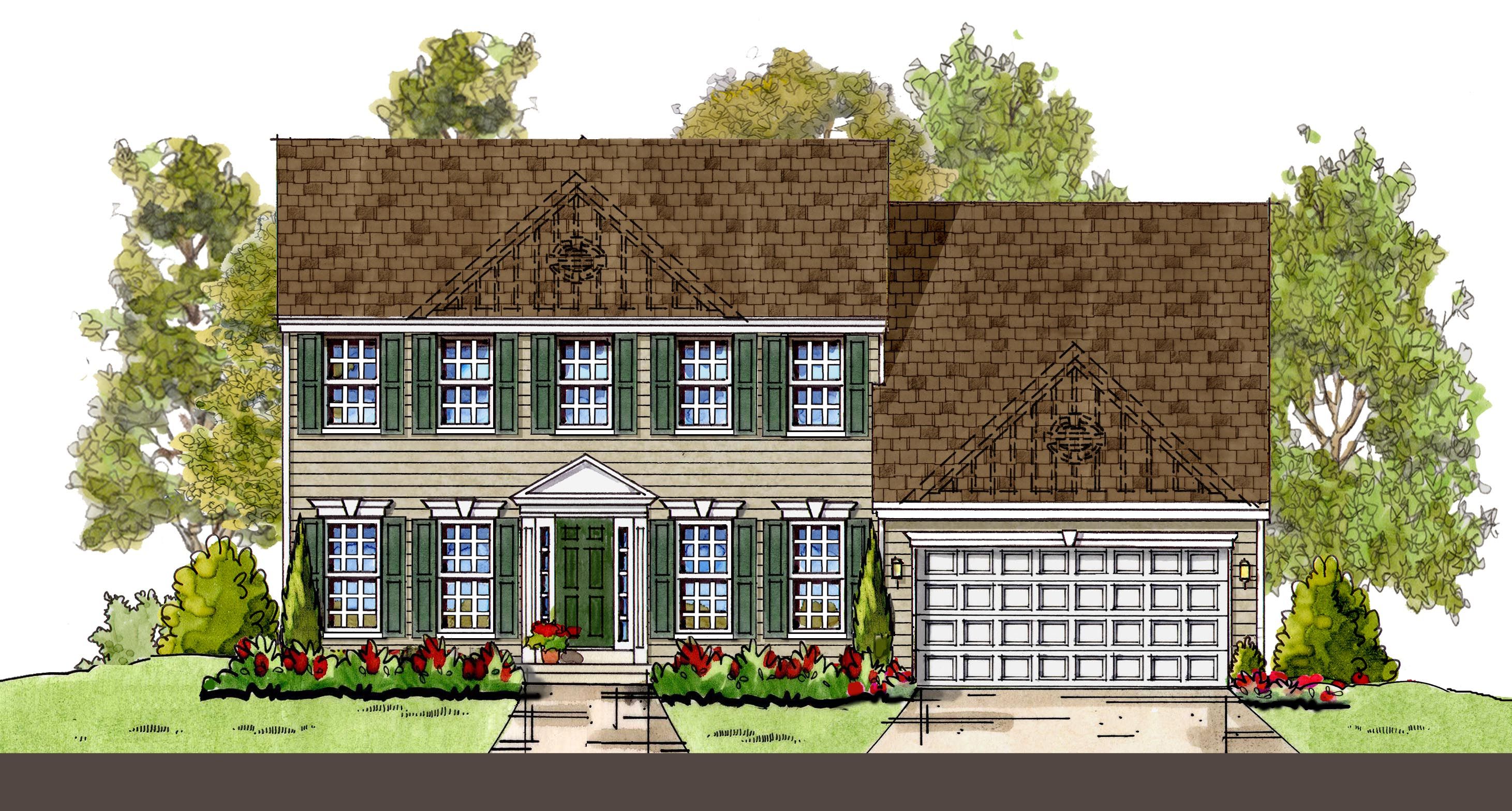 Bradford - Ridge at Patapsco Valley: Hanover, Maryland - Baldwin Homes Inc.