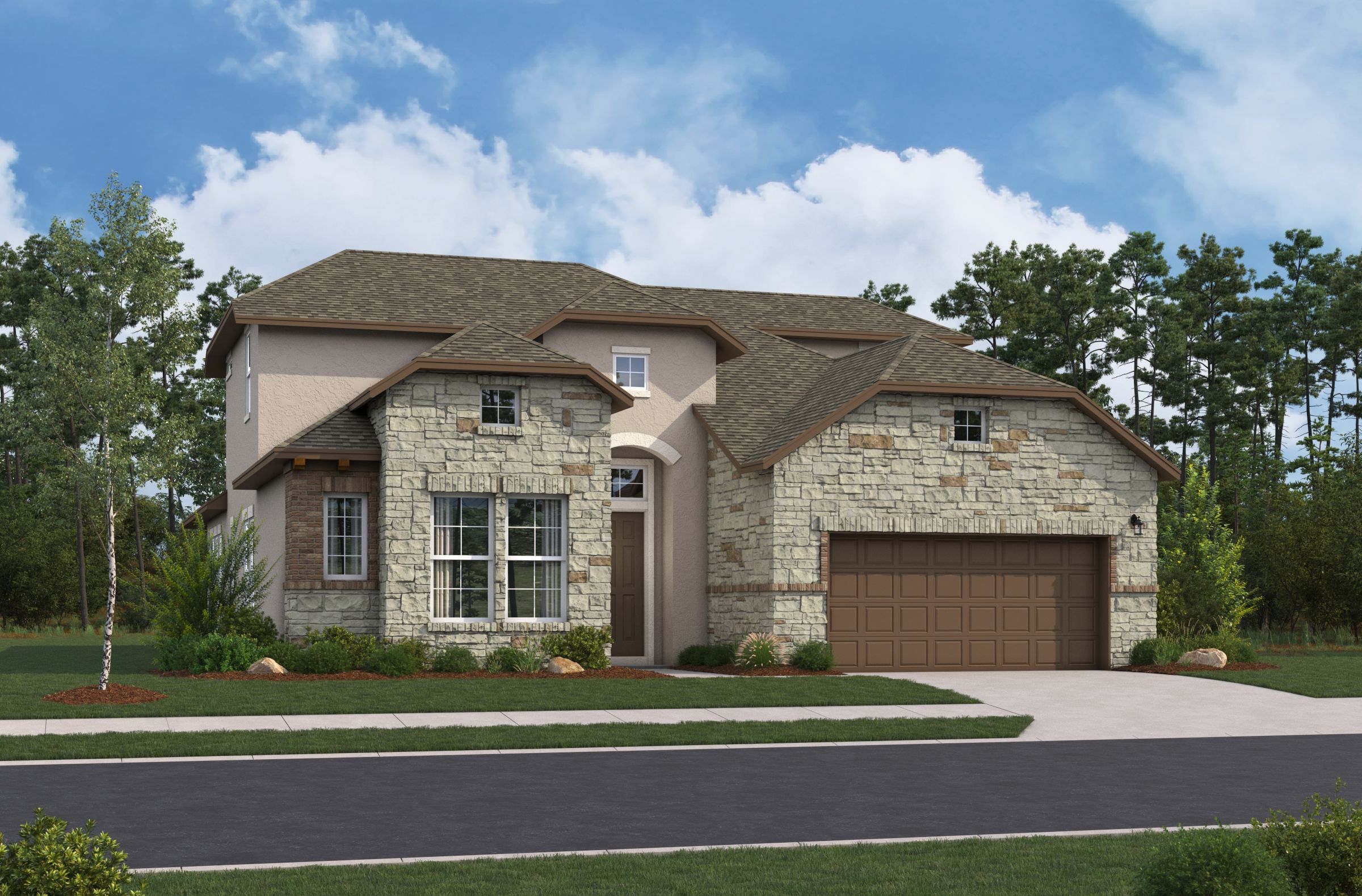 Cibolo Crossing por Beazer Homes en San Antonio Texas