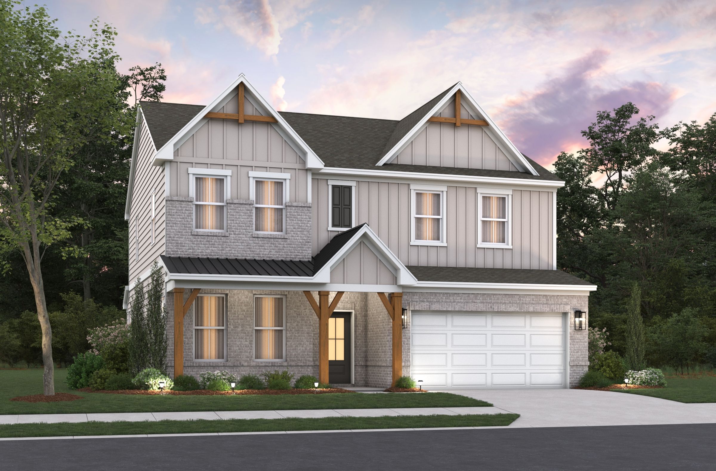 Emerson - The Paddocks at Doc Hughes: Buford, Georgia - Beazer Homes
