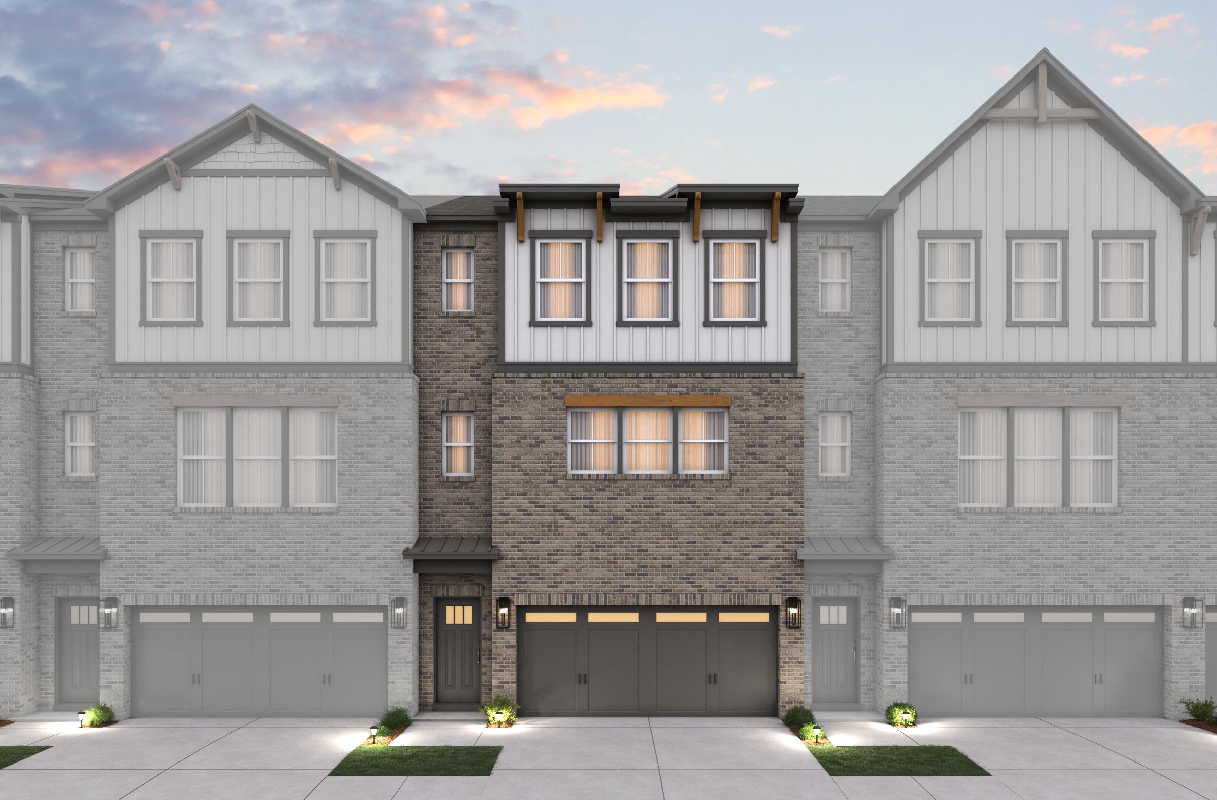 Towne Village at Suwanee Dam por Beazer Homes en Atlanta Georgia