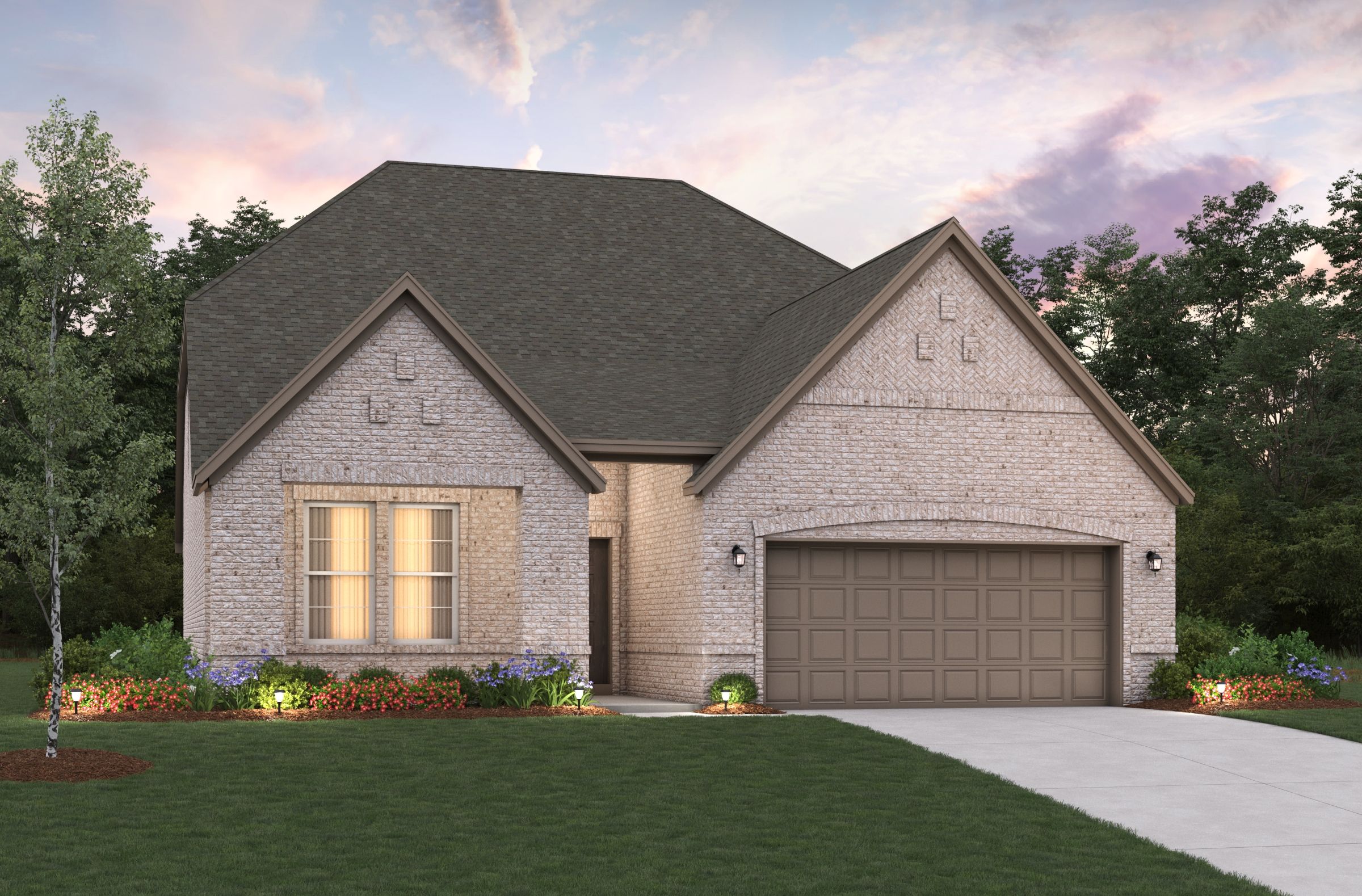 Parker - Saratoga - Crossings 50': Aubrey, Texas - Beazer Homes