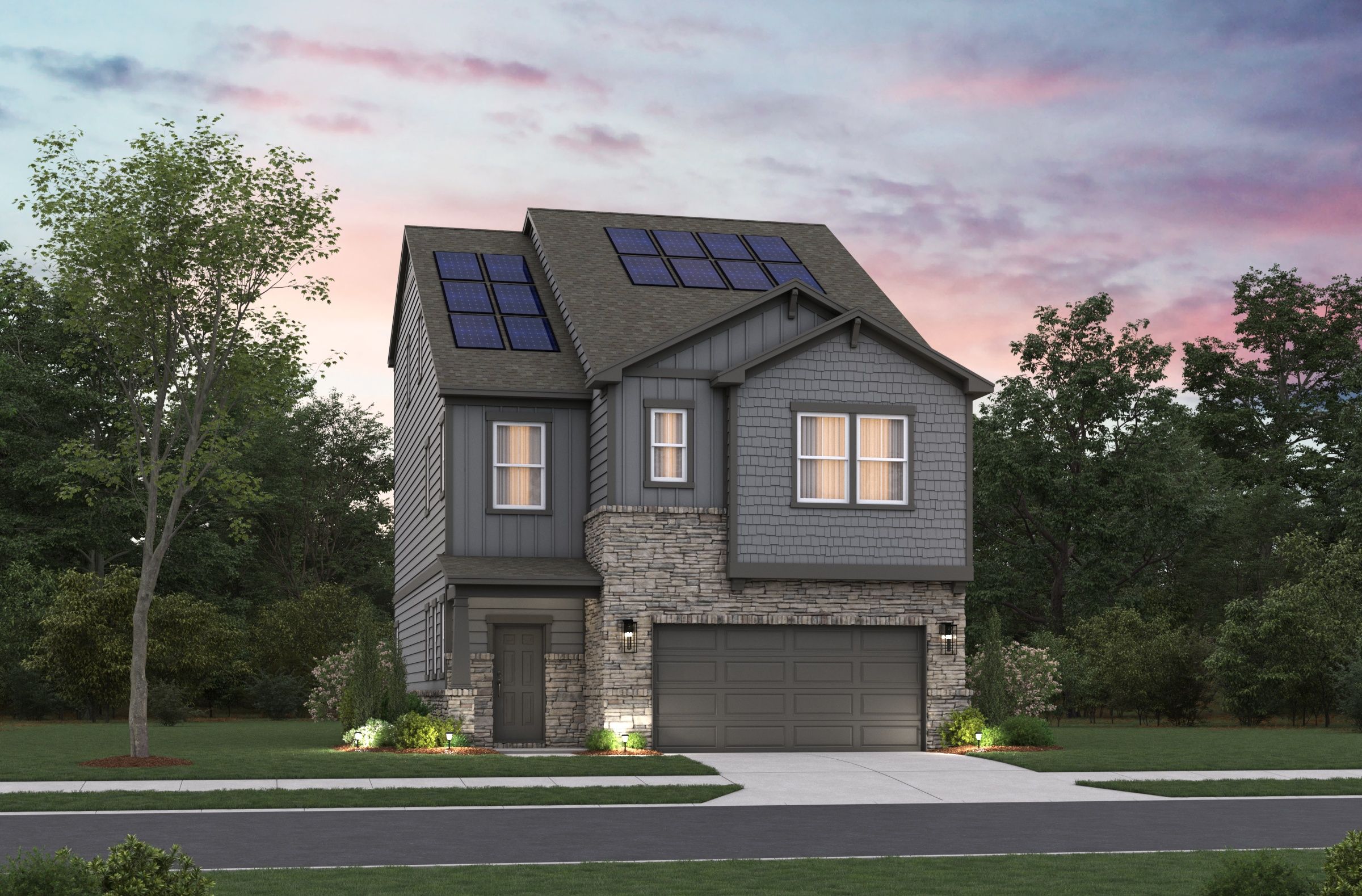 Poppy at GreenHouse por Beazer Homes en Atlanta Georgia