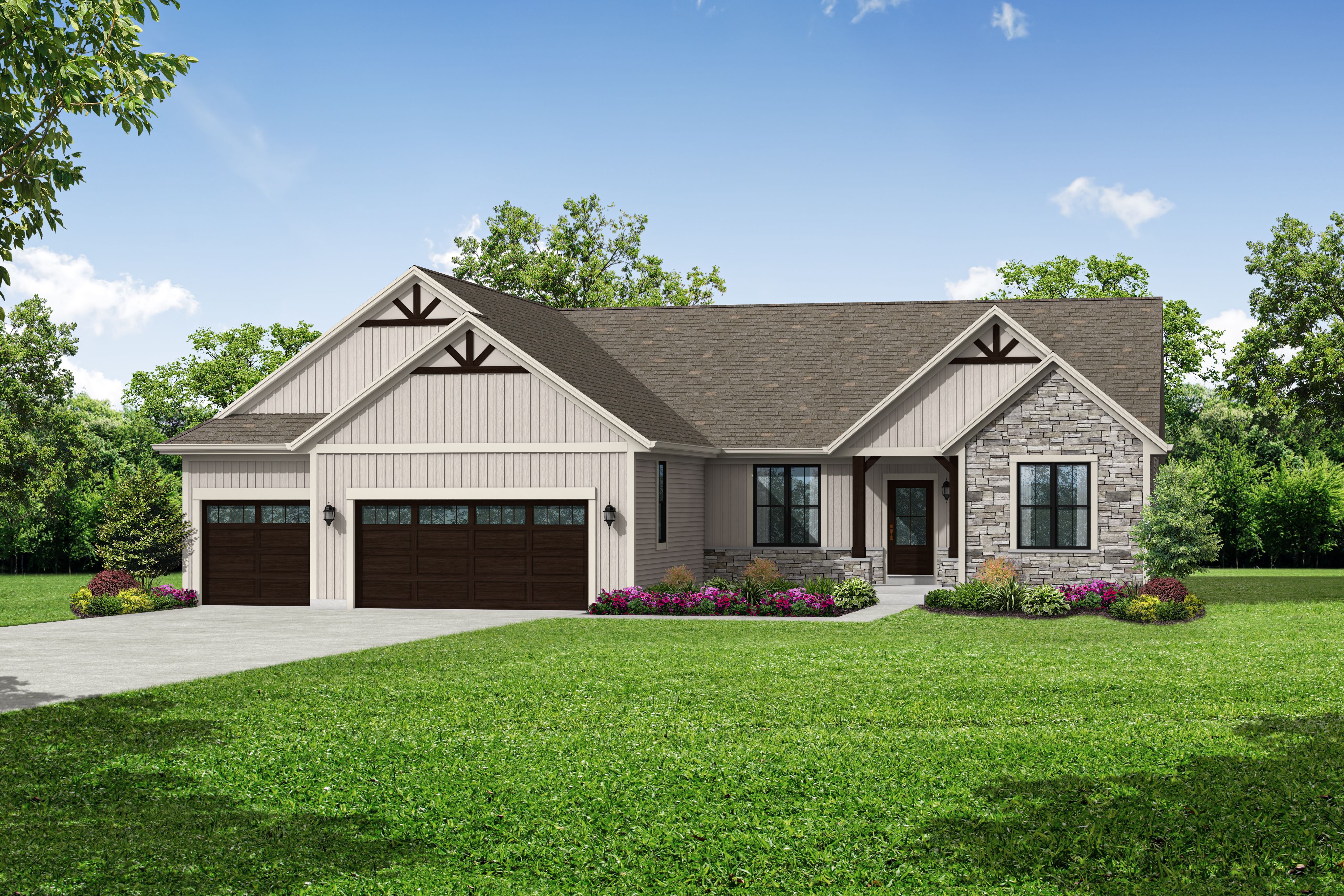 The Hannah, Plan 2016 - Skyline: Waukesha, Wisconsin - Bielinski Homes, Inc.