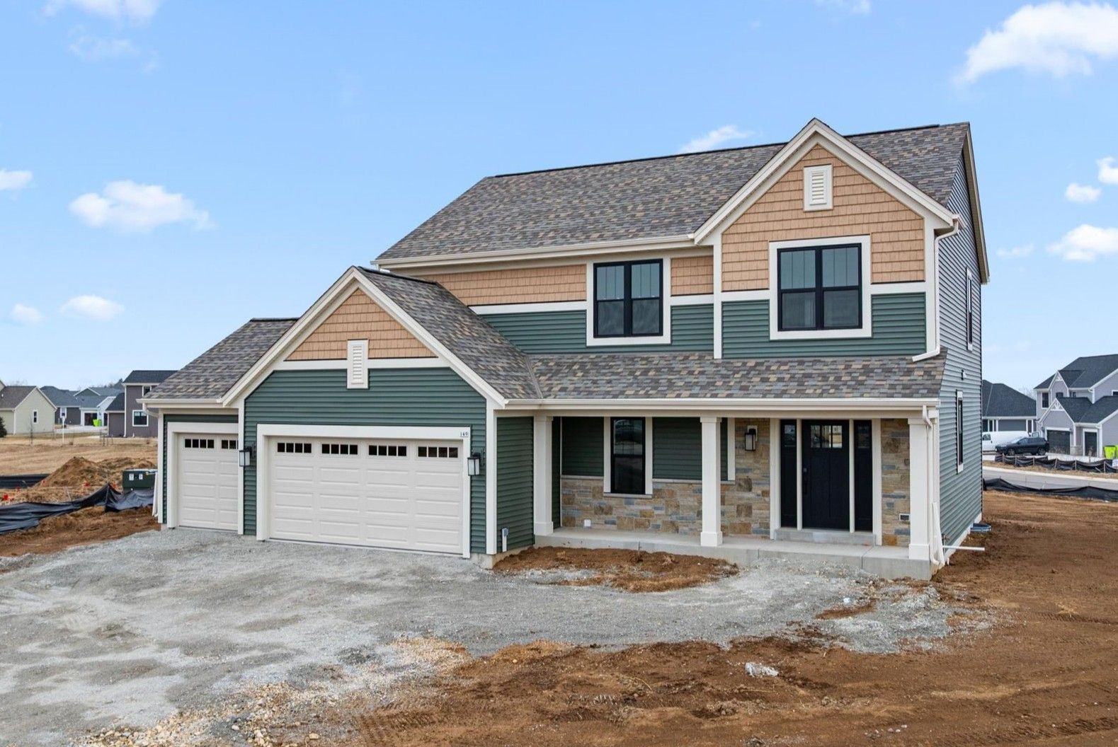 The Taylor, Plan 2018 - The Settlement at Utica Lake: Dousman, Wisconsin - Bielinski Homes, Inc.