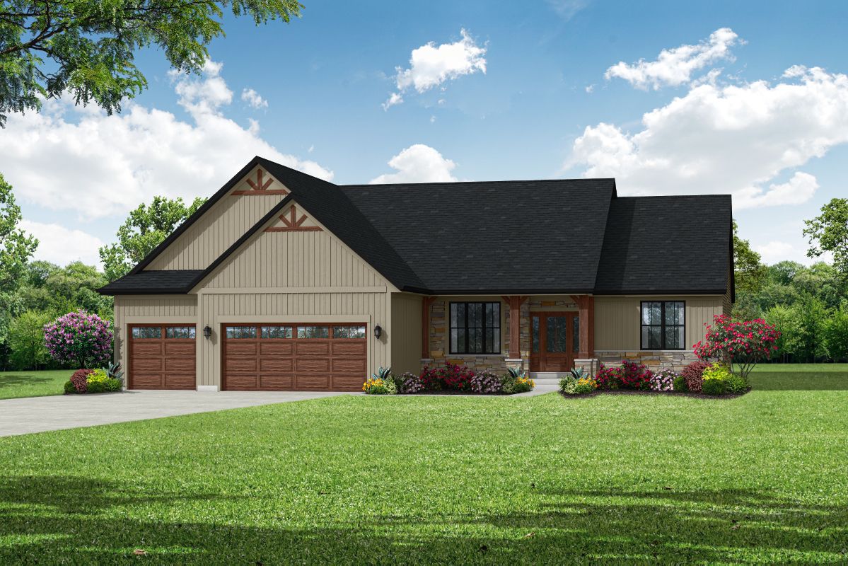 The Peyton, Plan 2003 - Chapman Farms: Mukwonago, Wisconsin - Bielinski Homes, Inc.