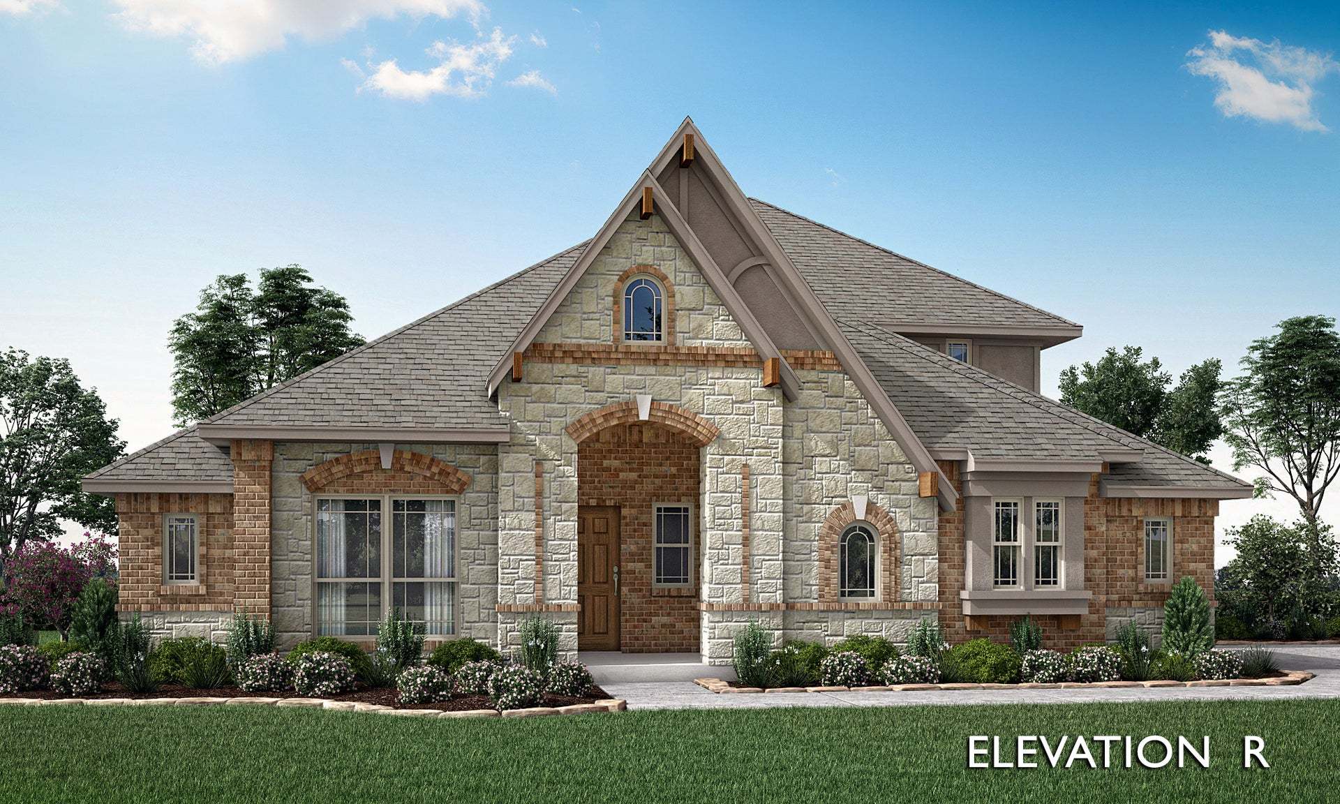 Carolina II Side Entry - Wildcat Ridge: Godley, Texas - Bloomfield Homes